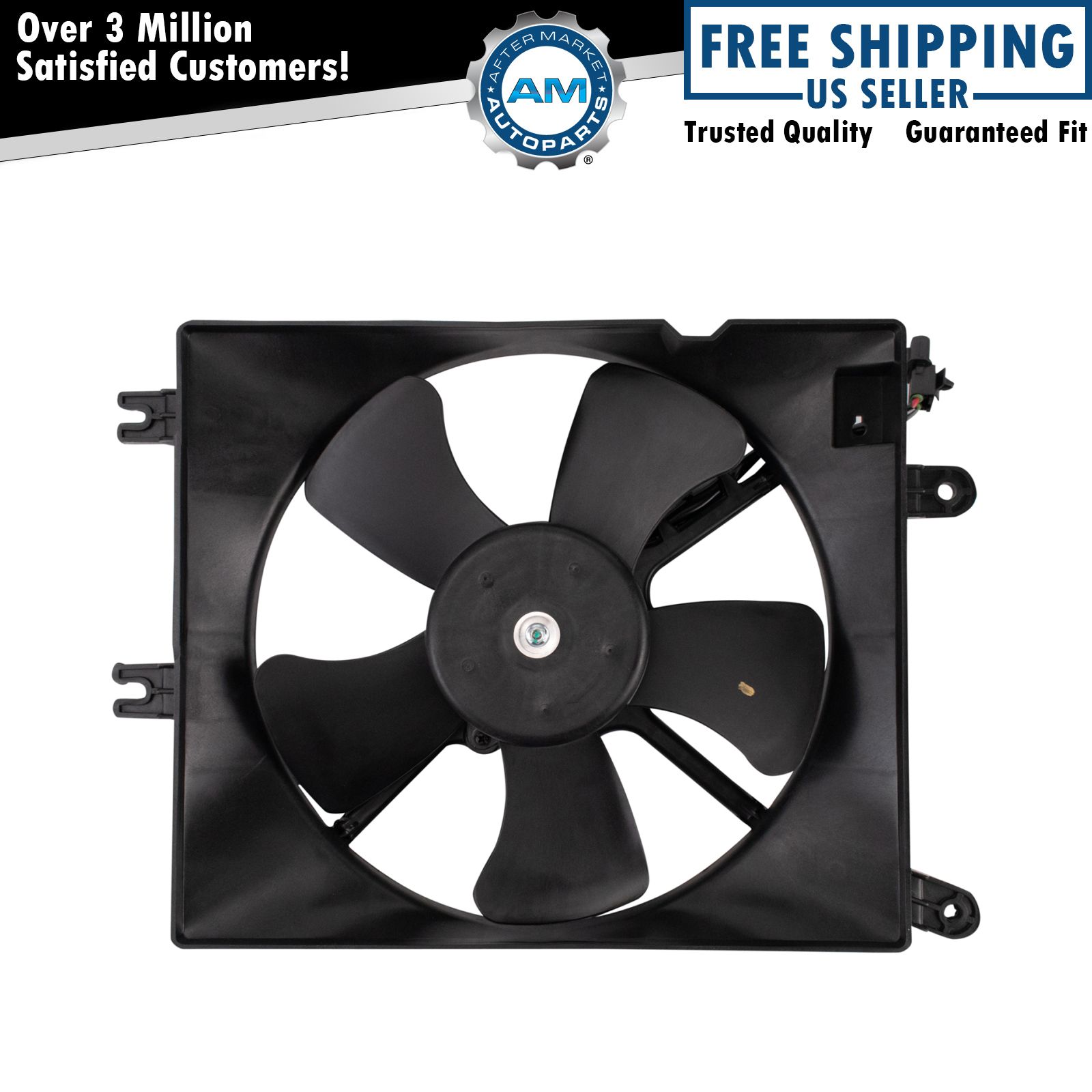 Right A/C Condenser Cooling Fan Assembly Fits 2004-2008 Suzuki Forenza Reno