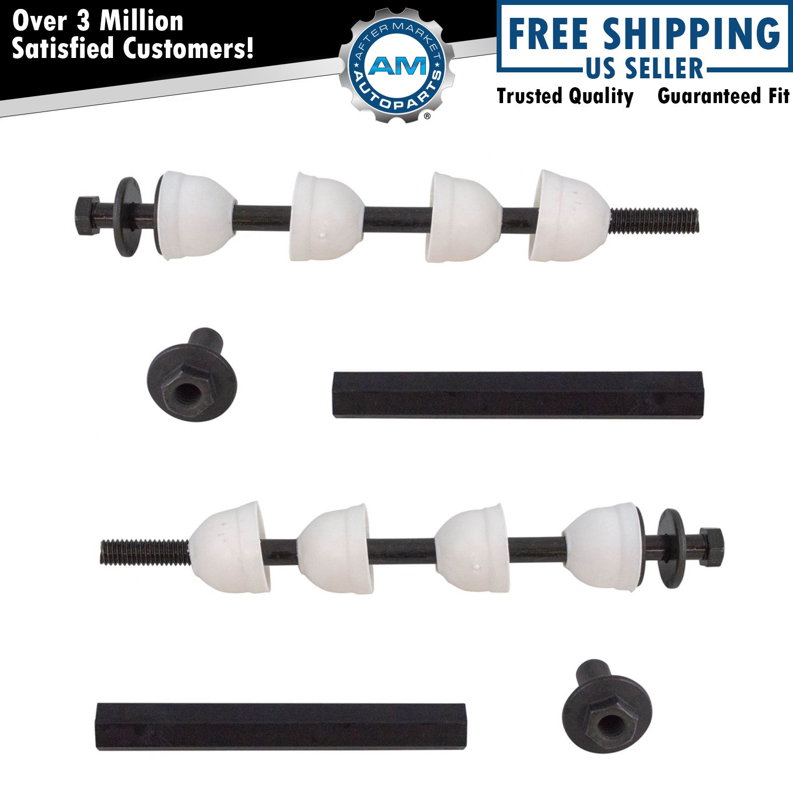 Moog K700539 Sway Bar End Link Pair LH & RH Sides for Ford Chevy GMC Hummer