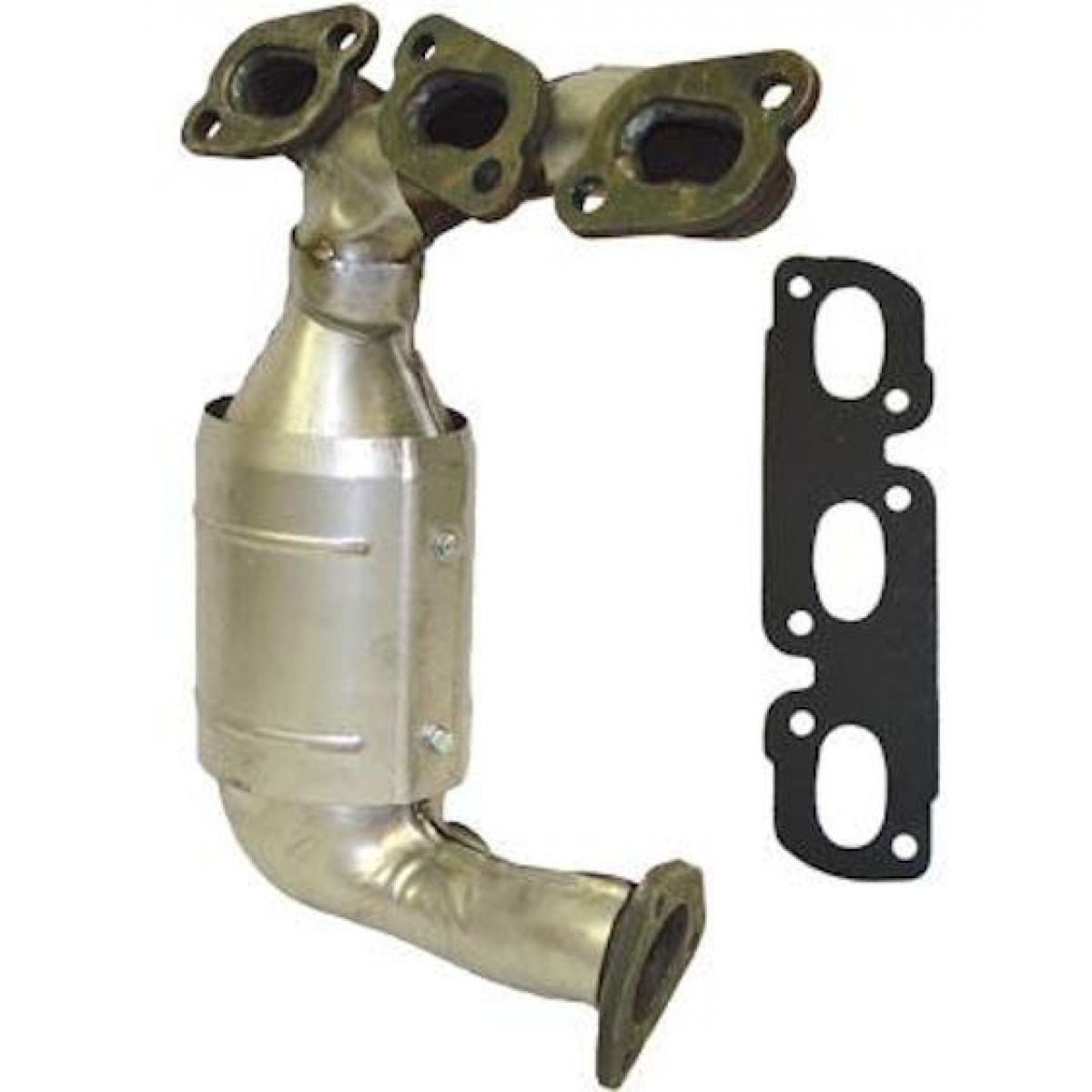 Exhaust Manifold & Gasket w/ Catalytic Converter Kit Set Left for 02-06