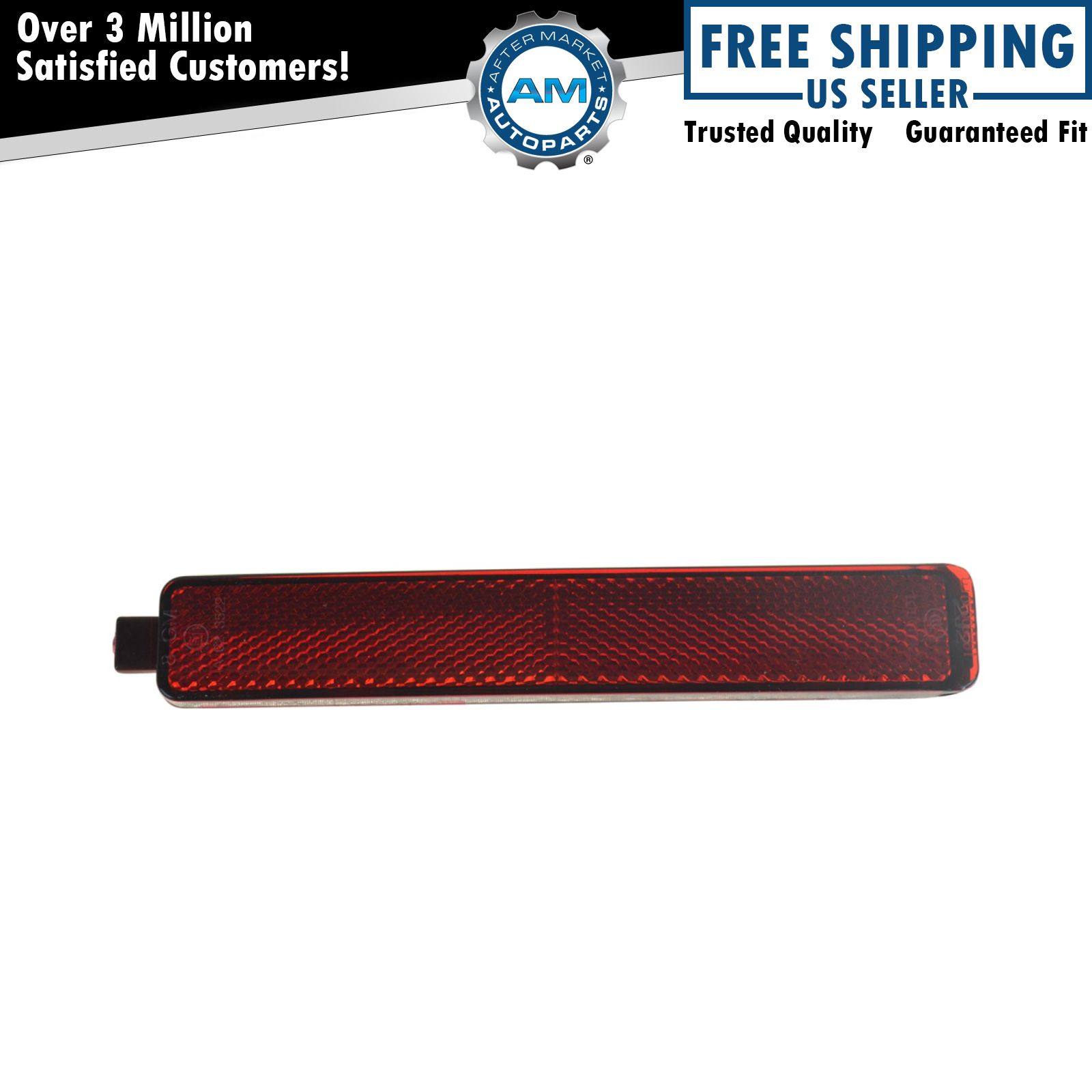 OEM Rear Bumper Mounted Outer Red Reflector Lens Driver or Passenger Side LH RH