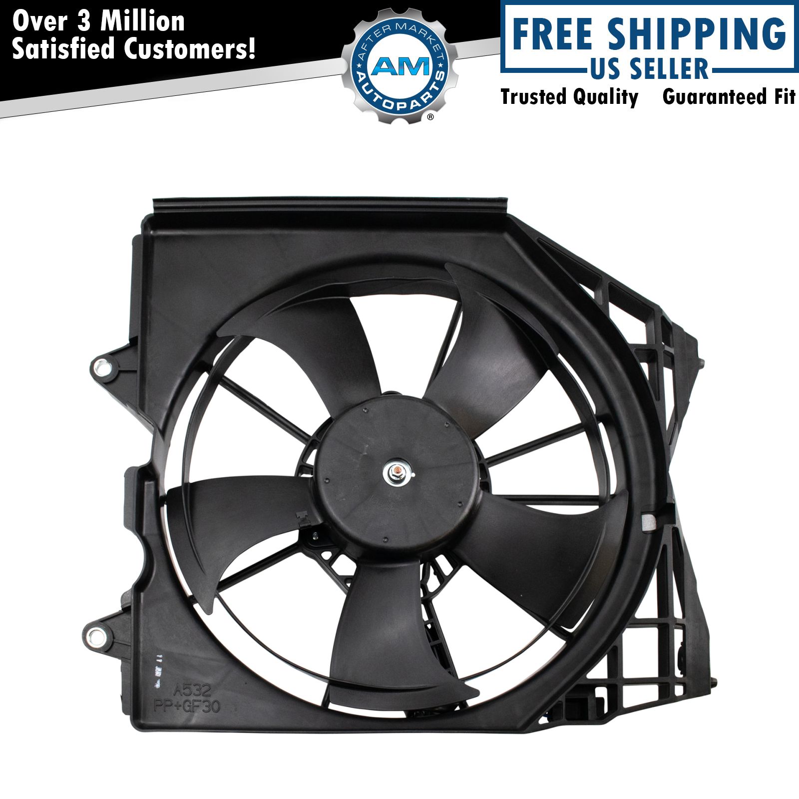 Engine Radiator Cooling Fan Assembly Direct Fit for 2018-2022 Honda Accord
