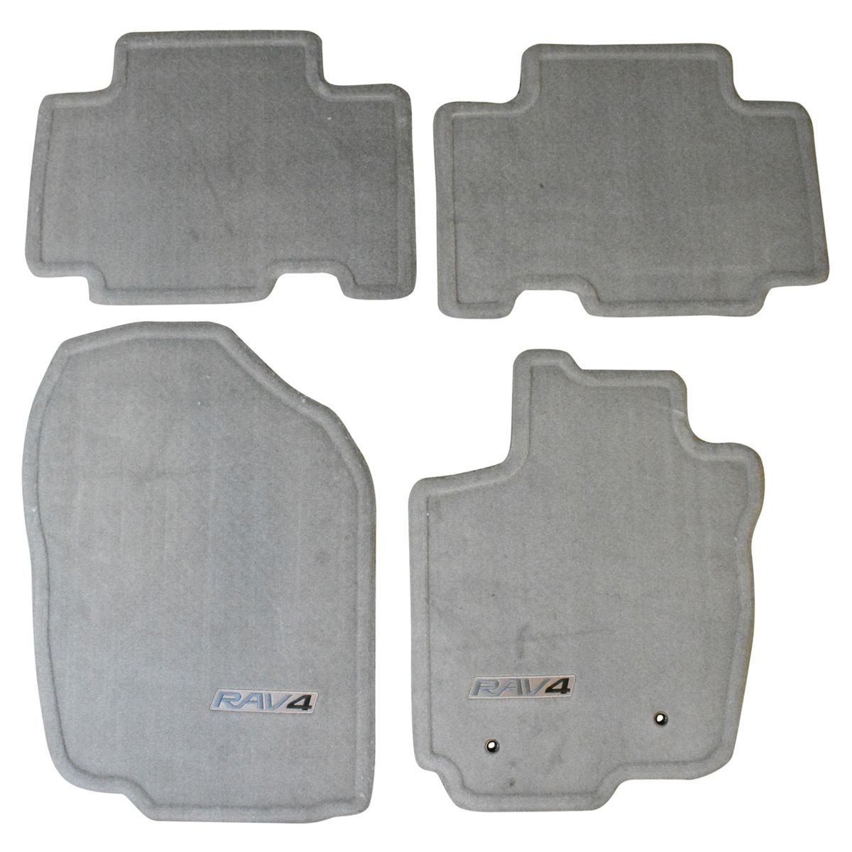 OEM Front & Rear Ash Gray Carpet Floor Mats LH RH Kit Set of 4 for Rav4