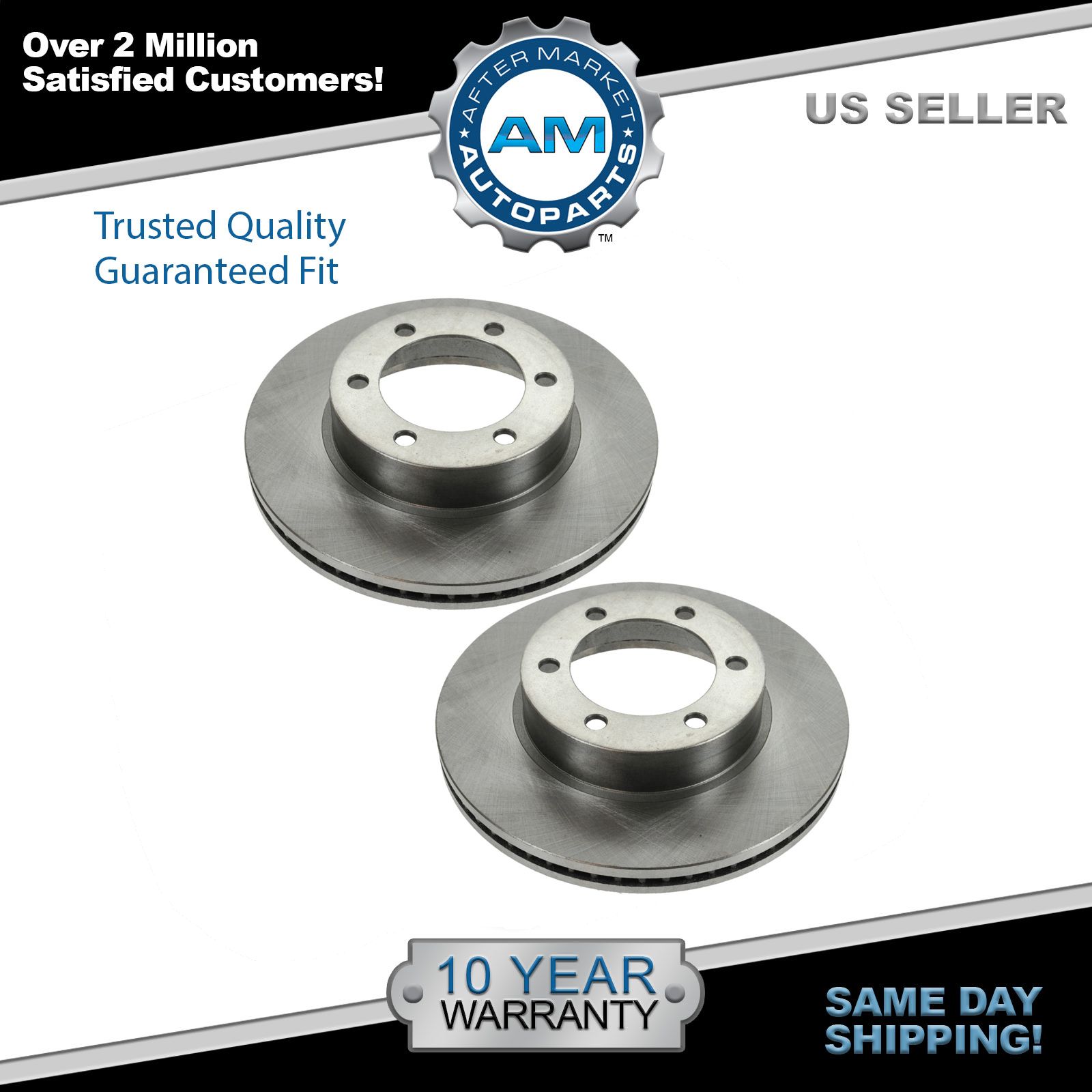 Disc Brake Rotor Front Pair Set for Toyota Sequoia Tundra New | eBay