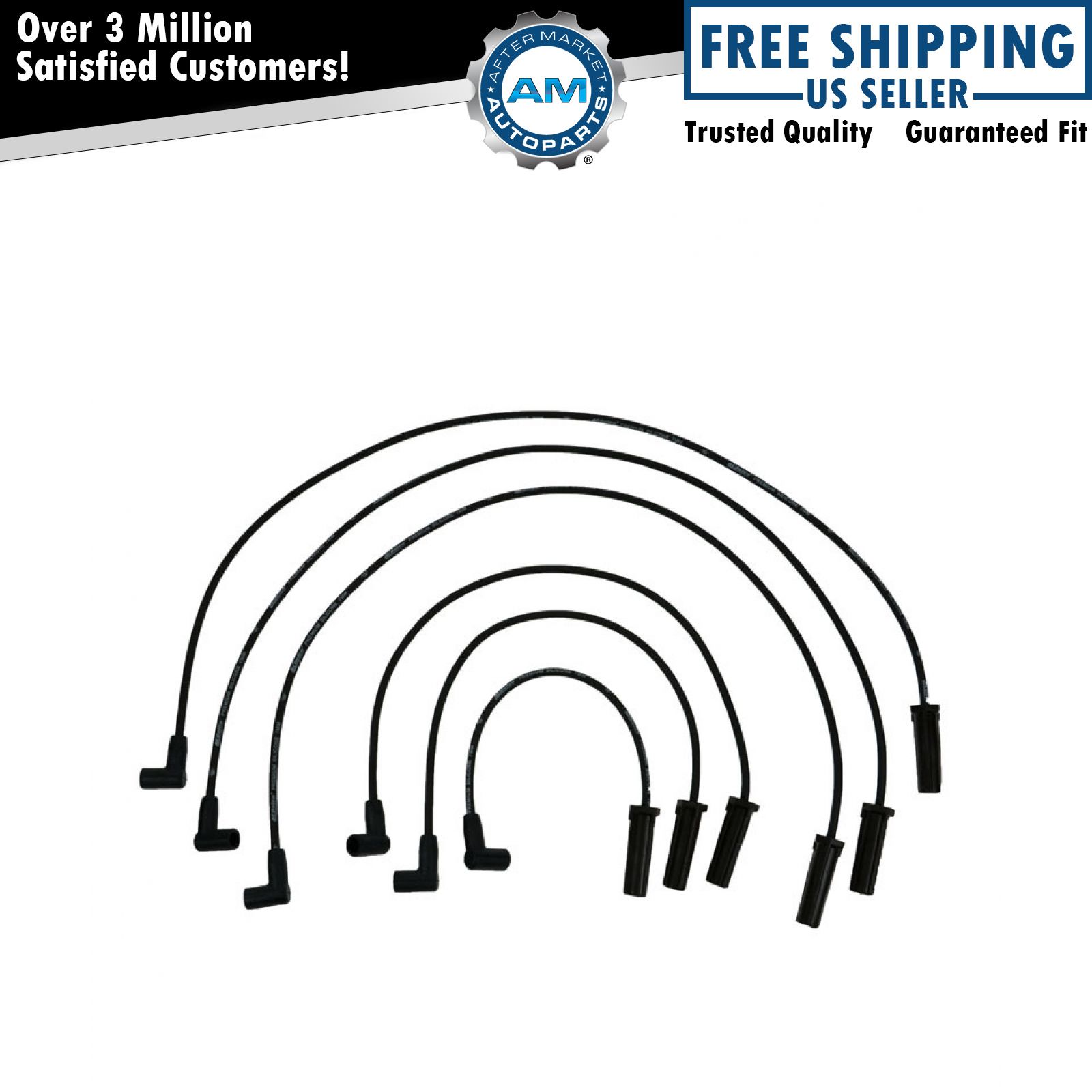 AC Delco 746DD Spark Plug Ignition Wire Set for Buick Olds Pontiac V6 3.8L 3800
