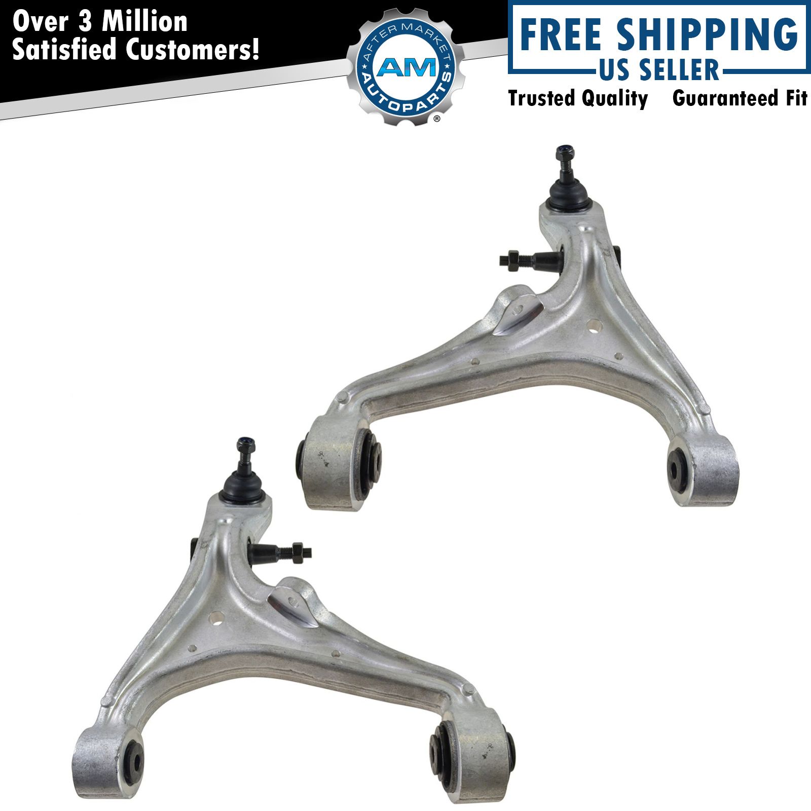 Front Lower Control Arm with Ball Joint LH RH Kit Pair for SRX CTS STS AWD
