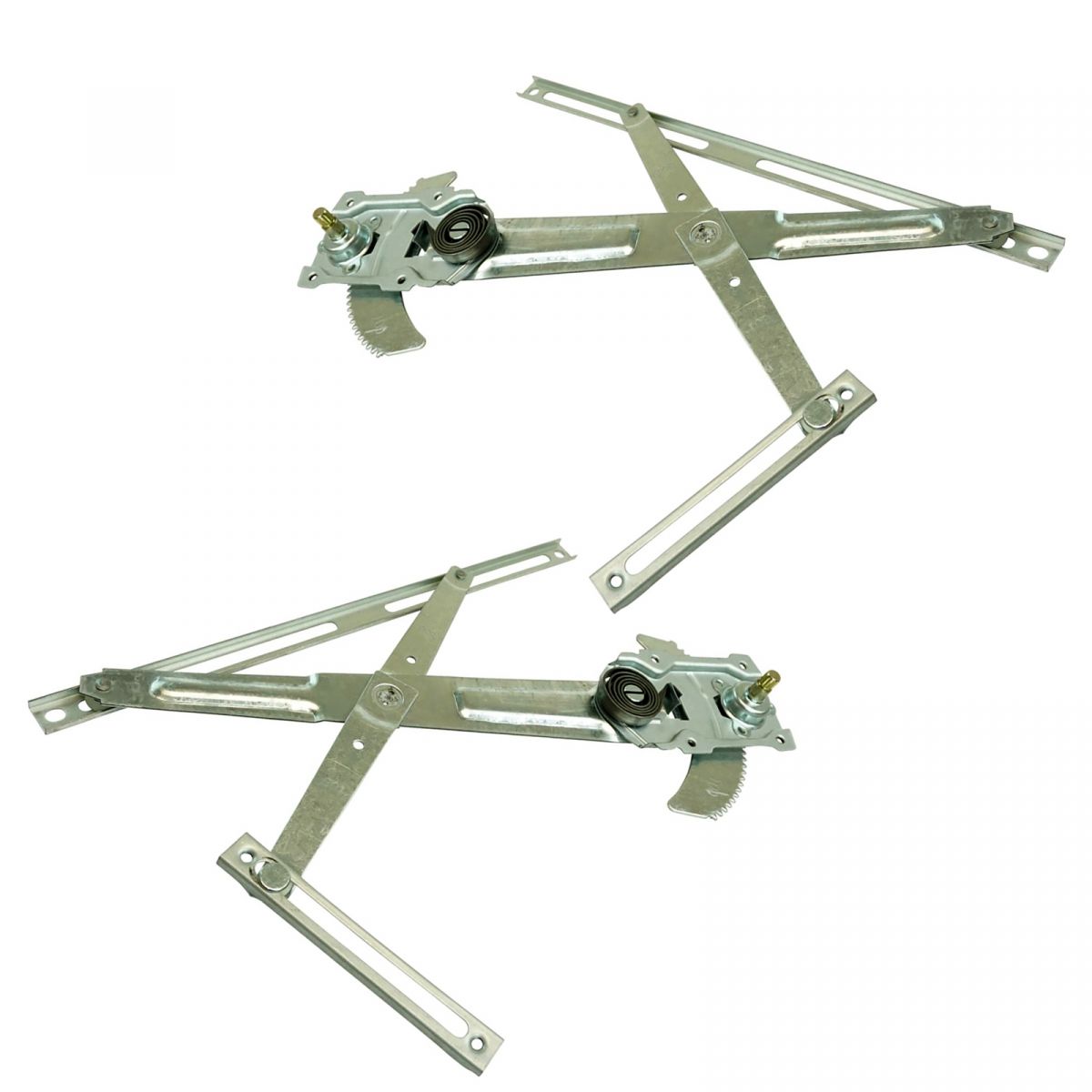 Front Window Regulator Manual LH Driver & RH Passenger Side Pair for