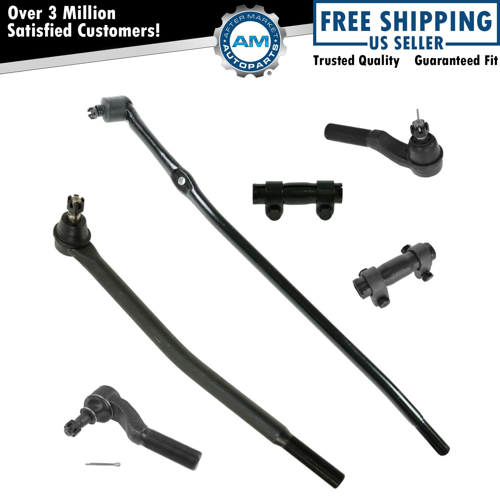 Tie Rod and Adjusting Sleeve Front 6 Piece Kit for 9206 Ford E250 E350 E450 Van eBay