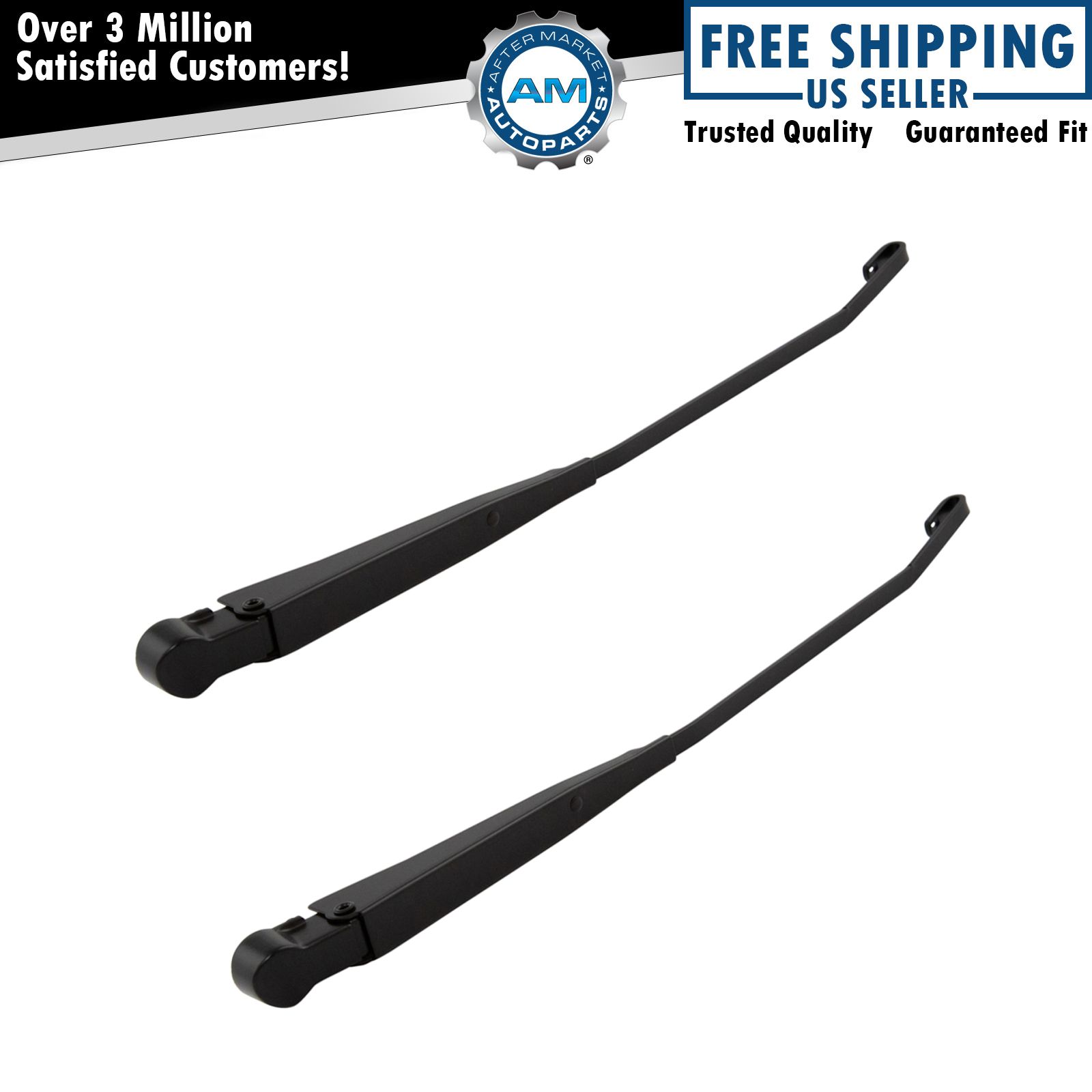 Front Windshield Wiper Arms Pair Set Kit for Ford Bronco F-Series Pickup Truck