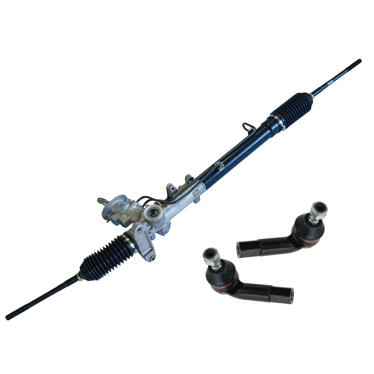 Power Steering Rack Assembly & Outer Tie Rod End Kit Set for Beetle