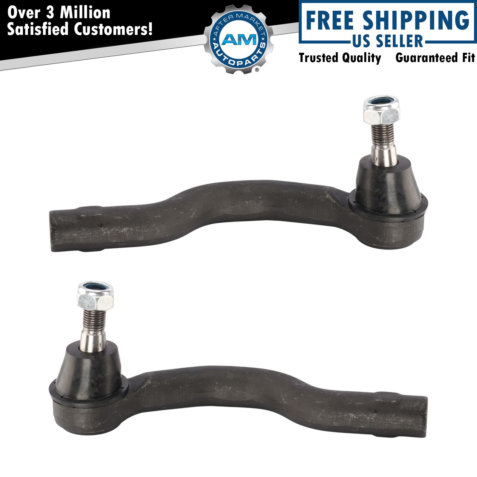 Front Outer Tie Rod End Pair Left & Right Set For Armada Titan Infiniti QX56