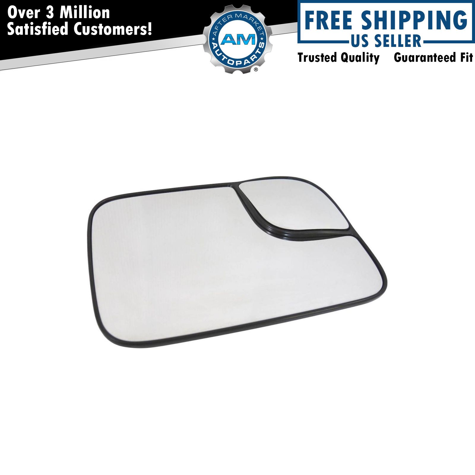 Towing Mirror Glass Heated Passenger Right RH for 94-09 Dodge Ram Pickup Truck