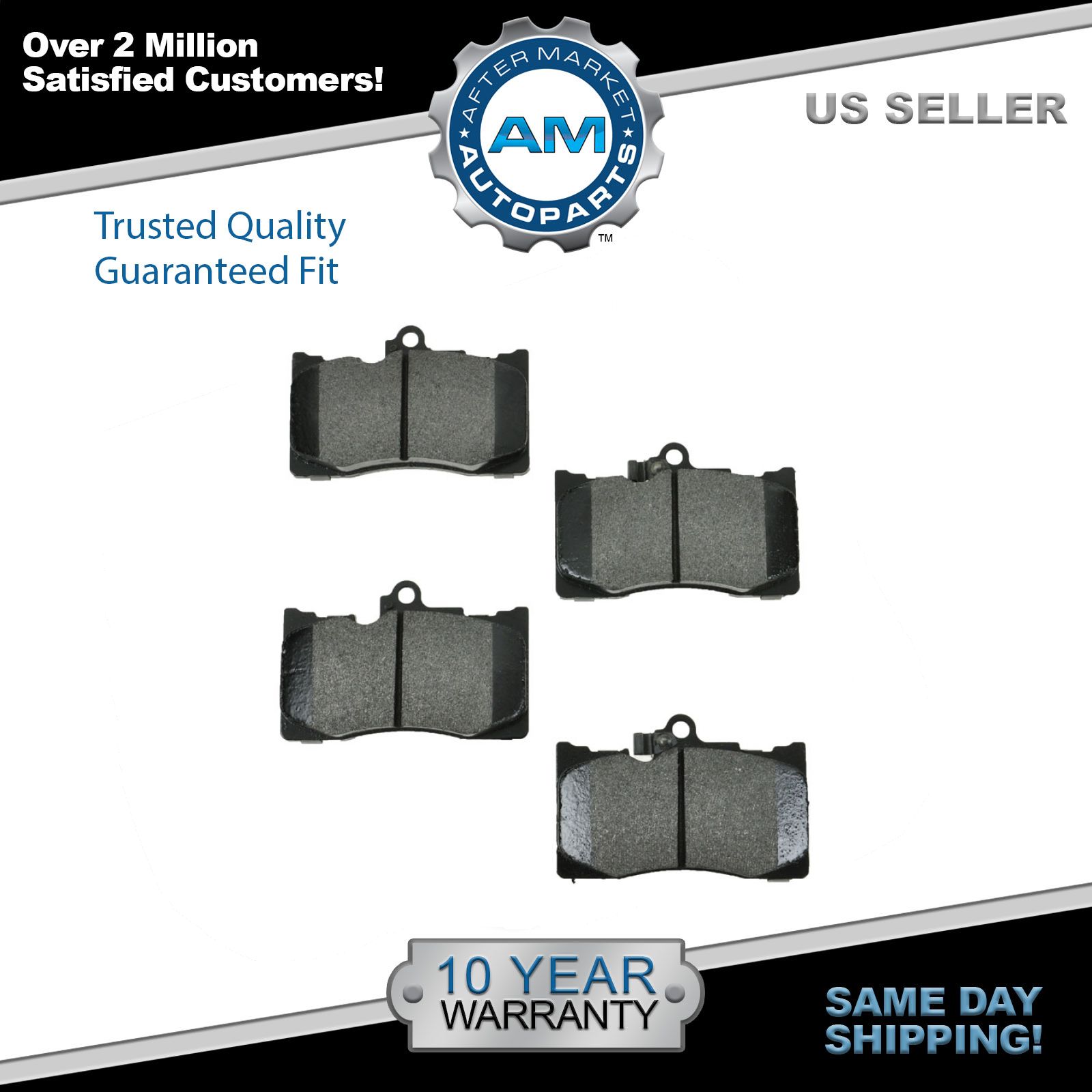 Front Metallic Disc Brake Pads Set Kit for Lexus IS Series GS350 GS450H