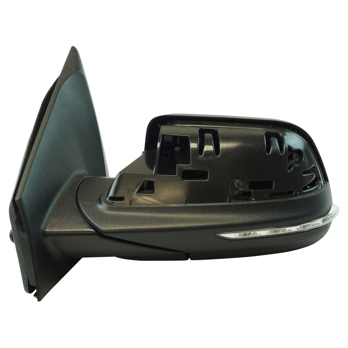 Exterior Power Heated Puddle Light w/ Blind Spot & Signal Mirror LH for