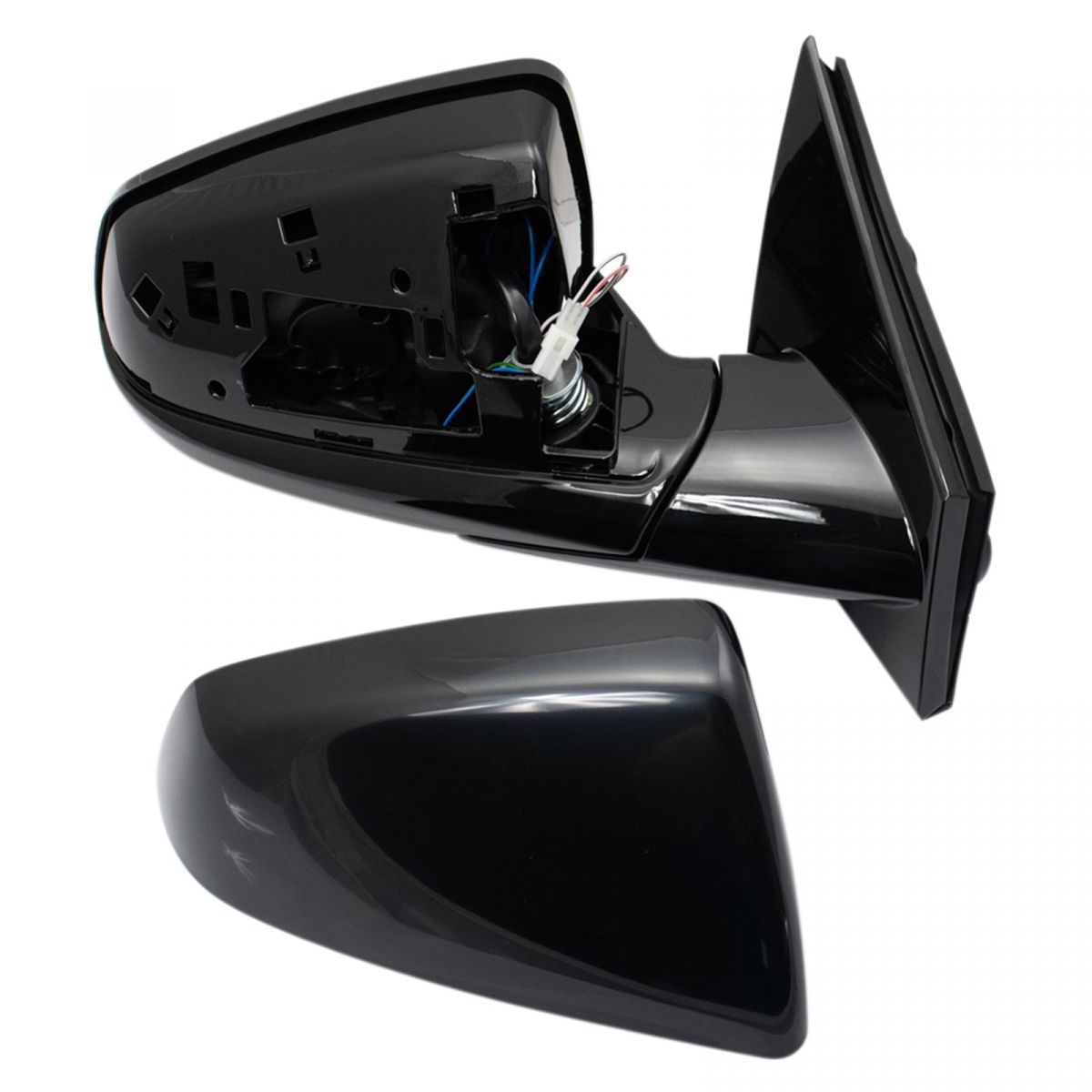 Exterior Side Mirror Power Heater Power Fold Paint to Match Pair for