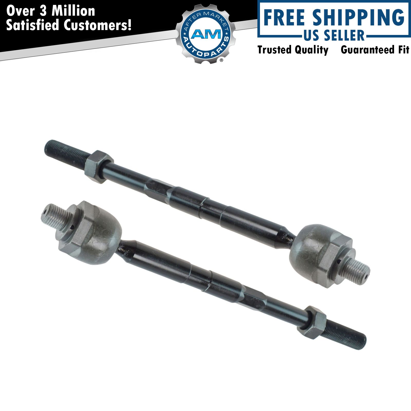 Front Tie Rod End Inner LH Driver RH Passenger Pair 2pc for Hummer H3