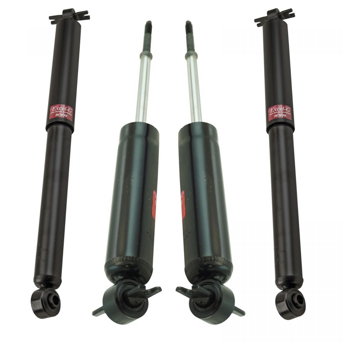 KYB ExcelG 344040, 344041 Front Rear Shock Absorber Kit Set 4pc for