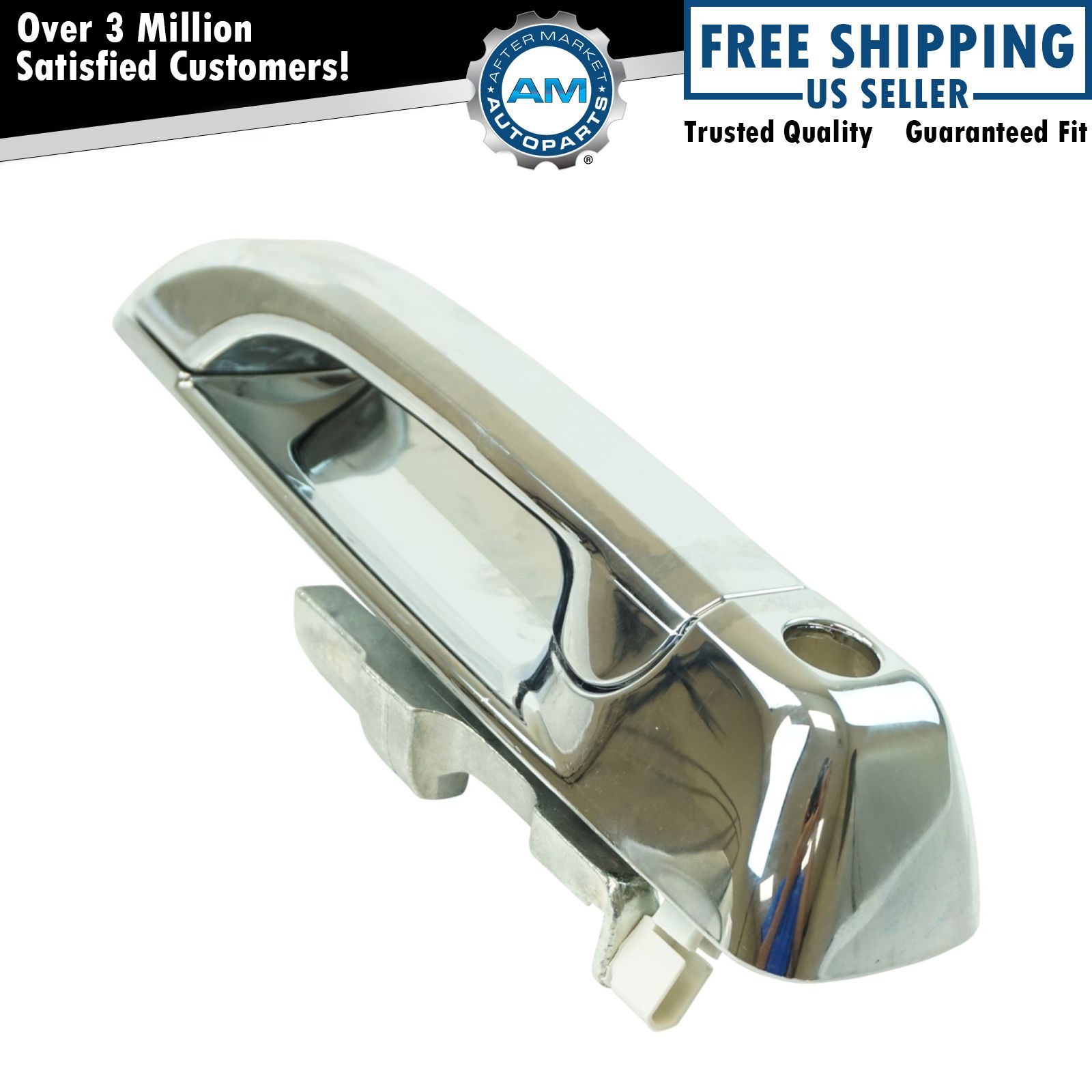 Outside Exterior Door Handle Chrome Passenger Front for