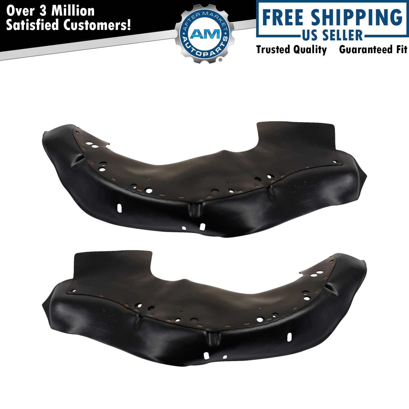 Front Inner Fender Liner Set Fits 2004-2008 Chevrolet Colorado