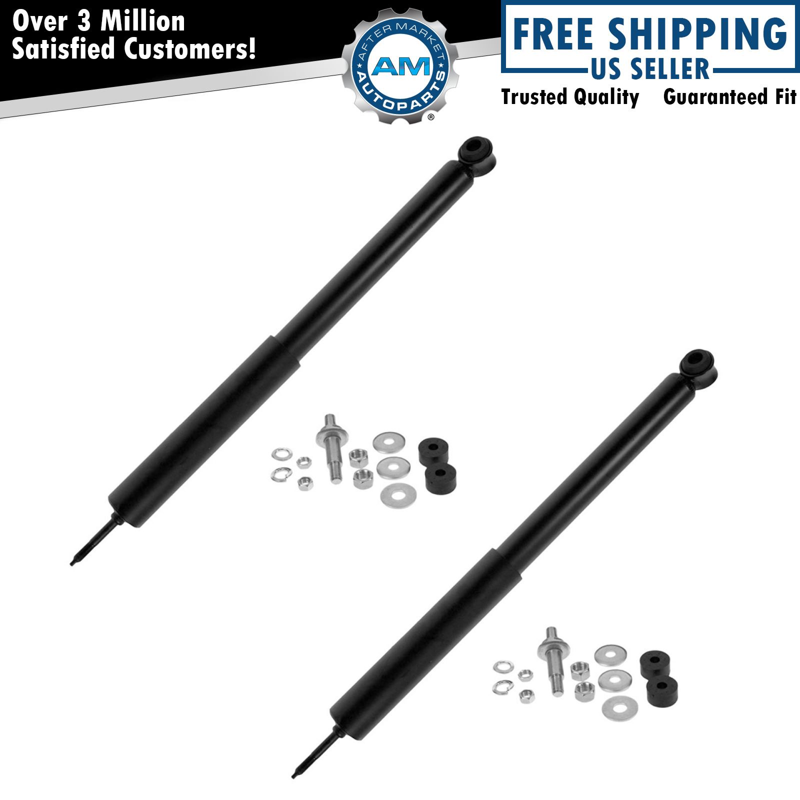 Rear Shock Absorber Left & Right Set Pair for AMC Ford GM Mazda Nissan Toyota