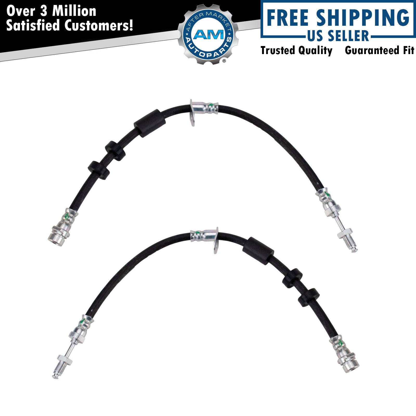 Front Brake Hose Set For 2013-2017 Ford Escape