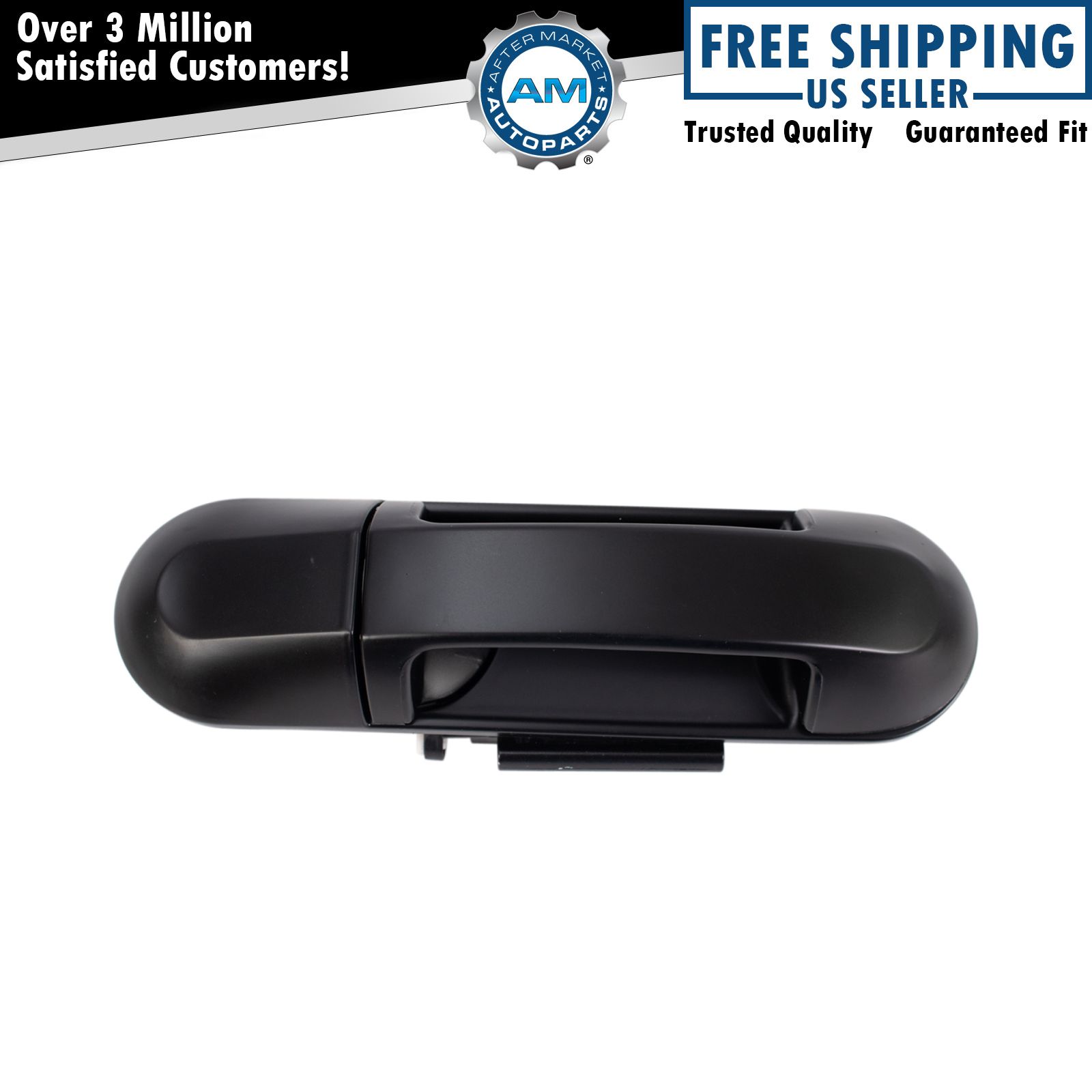 Door Handle Rear Outer Black Smooth Driver Side Left LH for Explorer Mountaineer