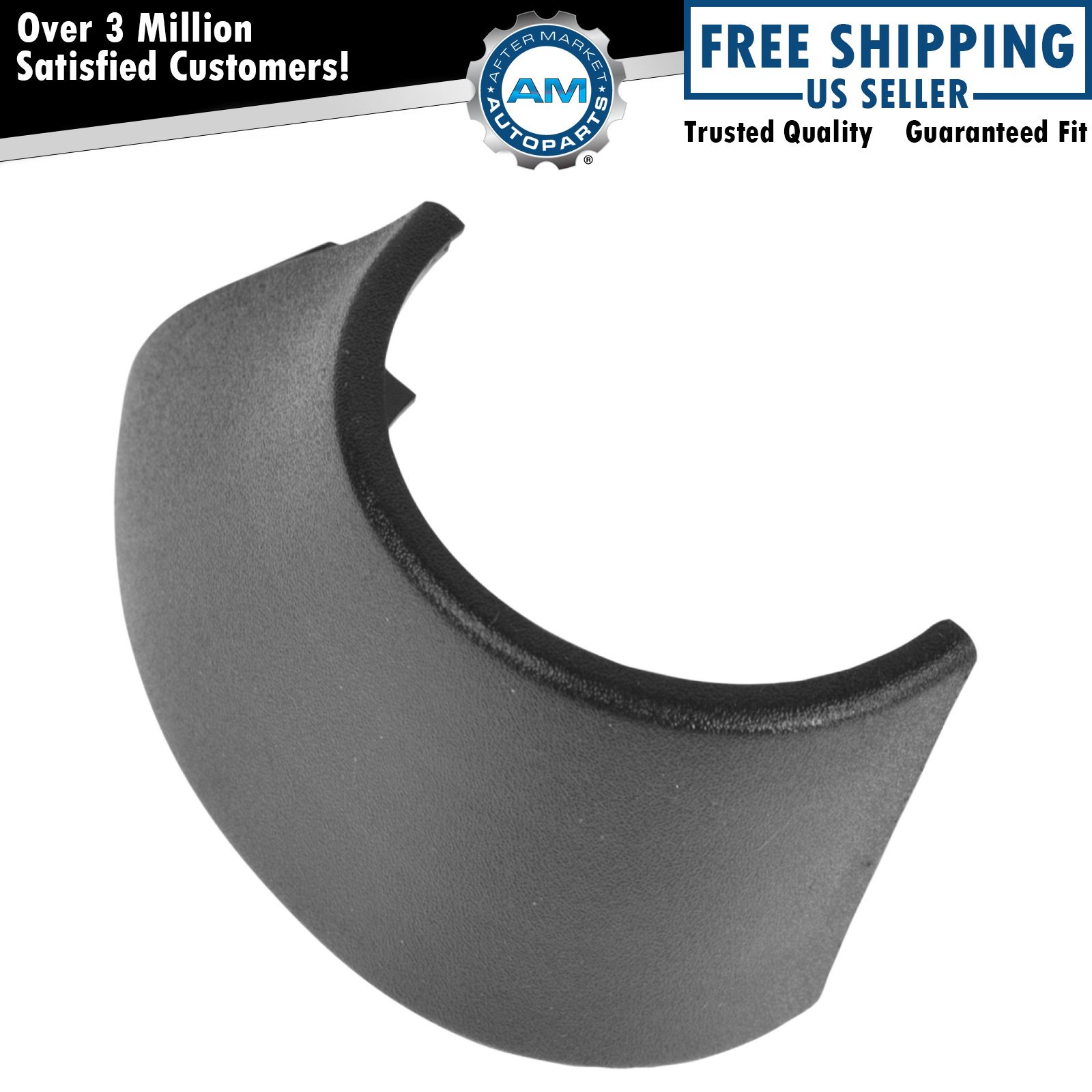 OEM Trailer Tow Mirror Hinge Cover Cap Driver Side Textured Black for Chevy GMC