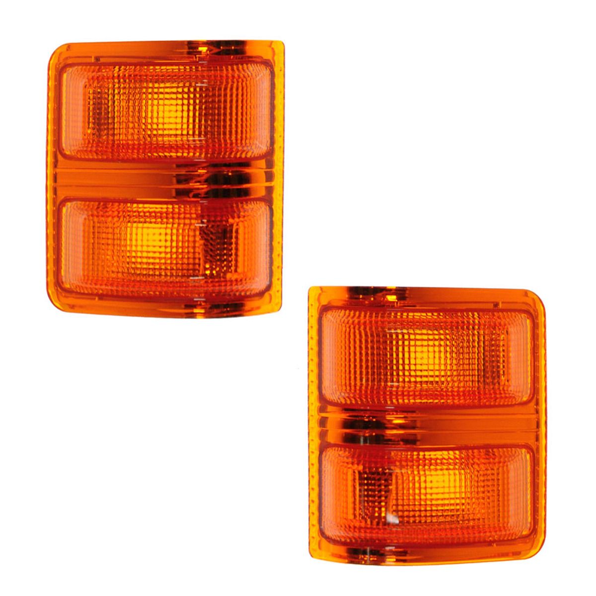 Tow Mirror Turn Signal Light Lens LH Amber RH PAIR SET for 9912 Ford