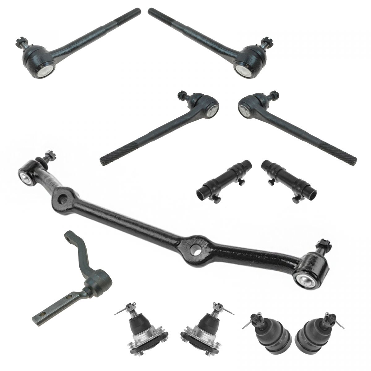 12 Piece Front Ball Joint Tie Rod Suspension Kit for 8295 Blazer S10 S15 2WD eBay