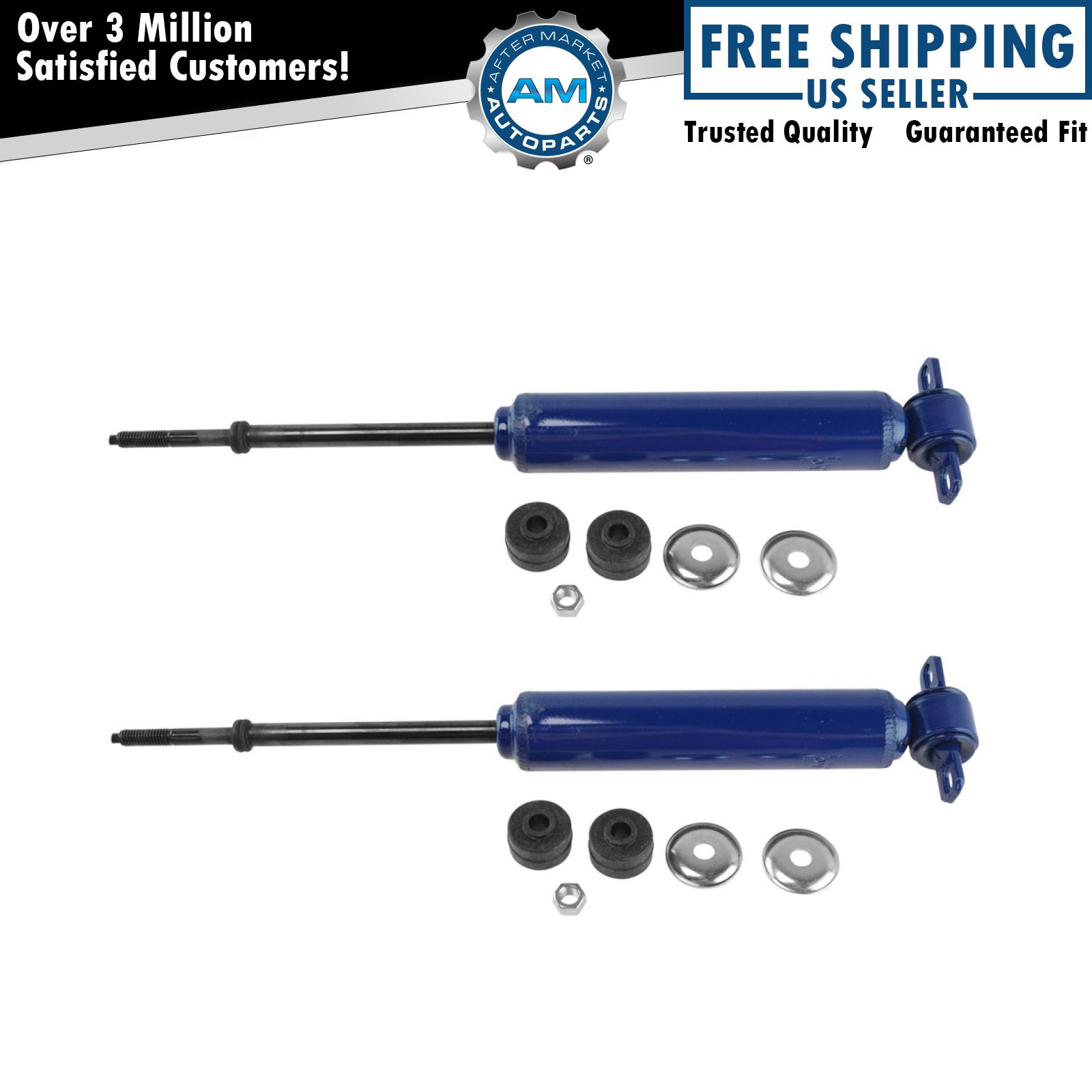Monro-Matic Plus Front Shock Absorber LH RH Kit Pair Set of 2 for Ford GM Dodge