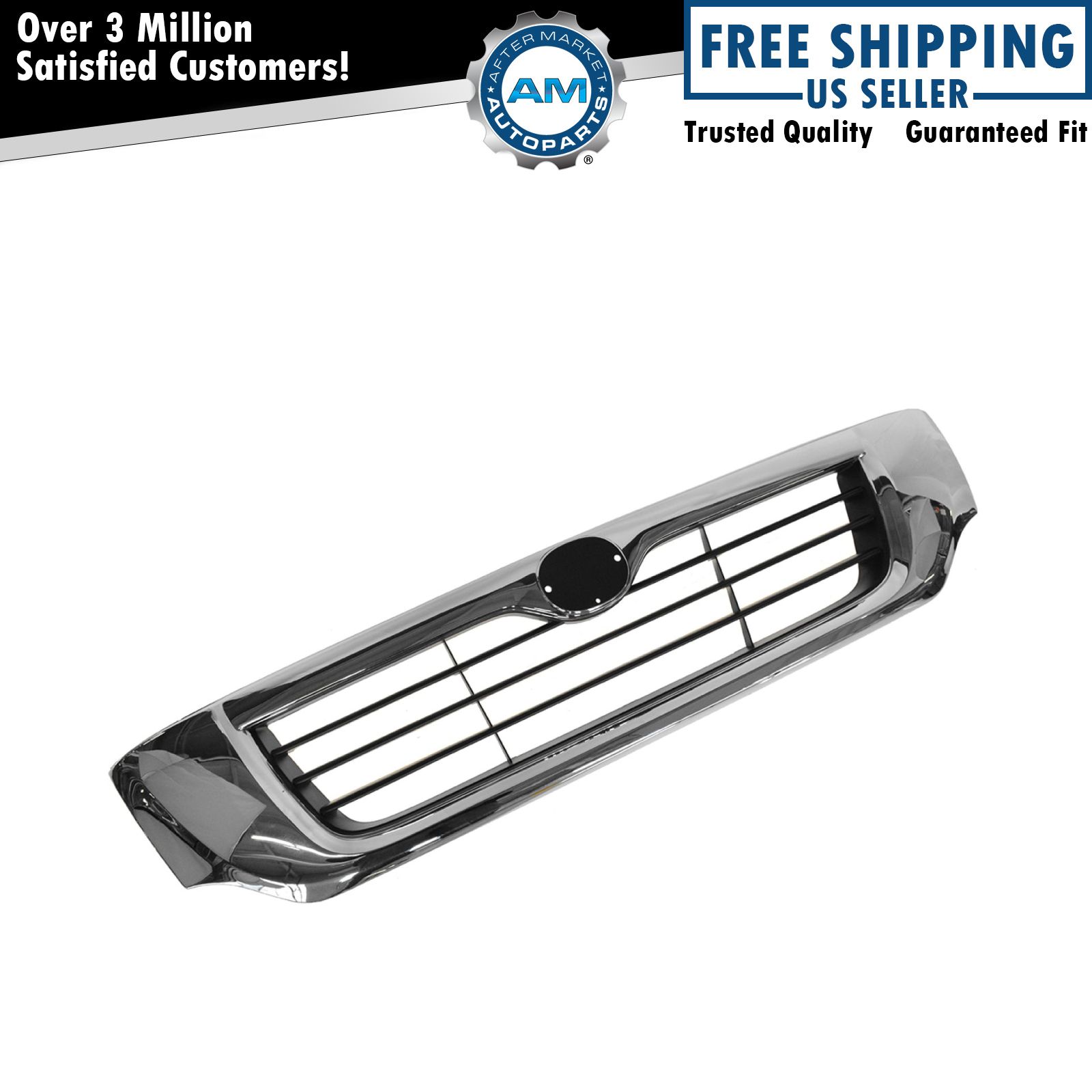 Front Grille Chrome & Black For 1998-2000 Mazda B2500 B3000 B4000 MA1200154