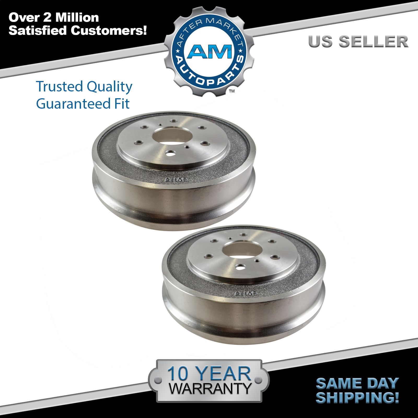 Rear Drum Brake Pair Set for 0508 Chevy Silverado GMC Sierra 1500 eBay