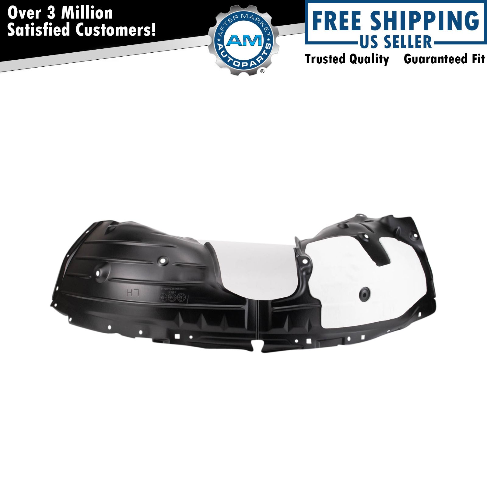 Front Left Inner Fender Liner Black For 2020-2023 Mazda CX-30 MA1248155