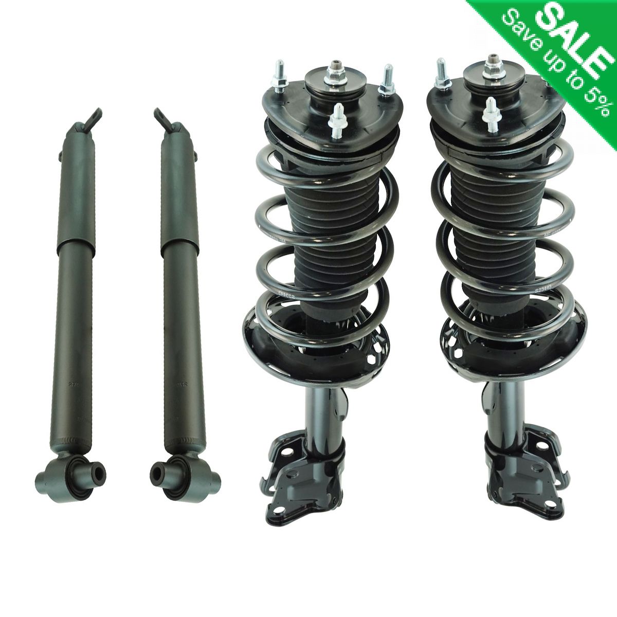 Loaded Quick Complete Strut Spring Shock Front Rear Kit for 0915 Honda