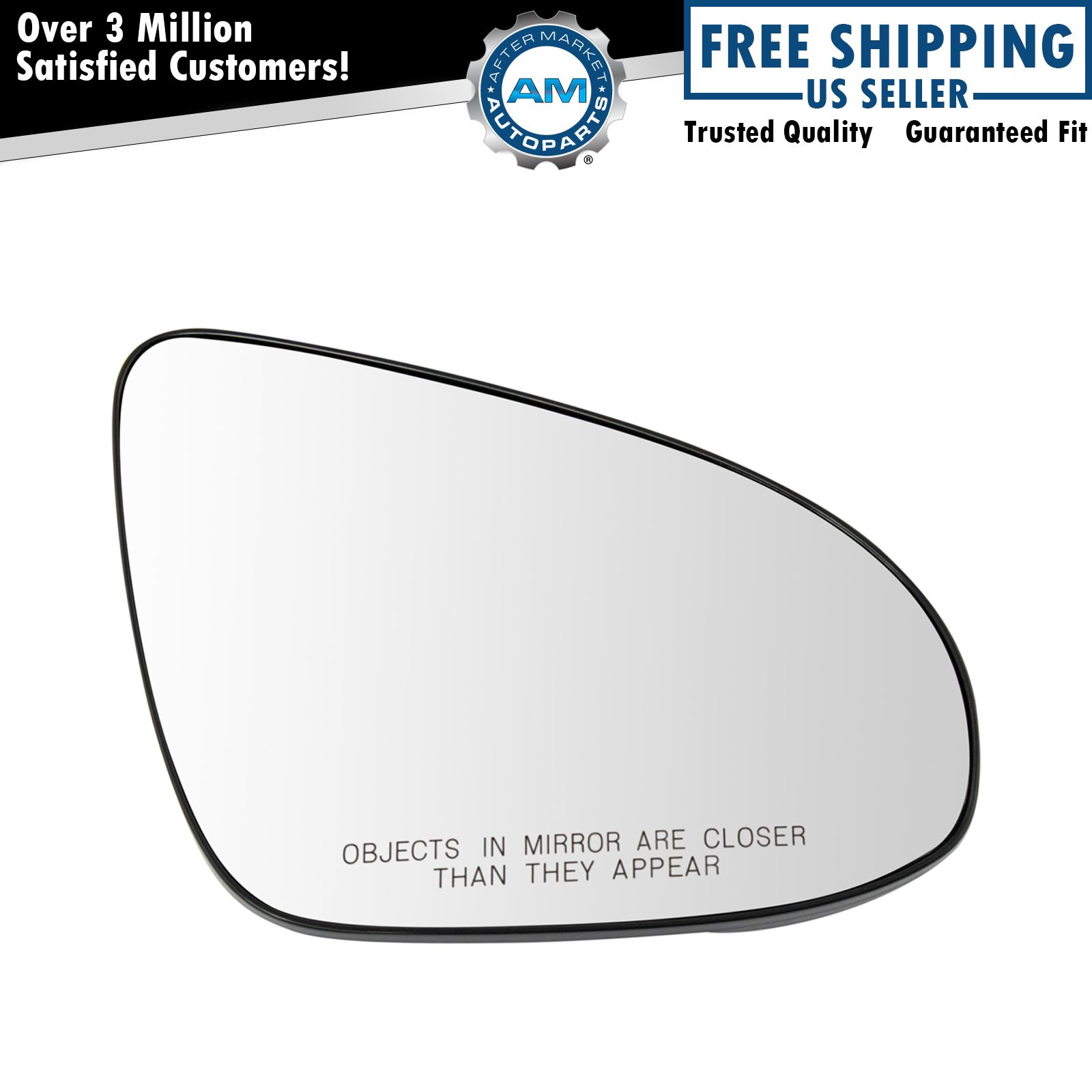 Side View Door Heated Mirror Glass Passenger Side RH for Toyota Camry