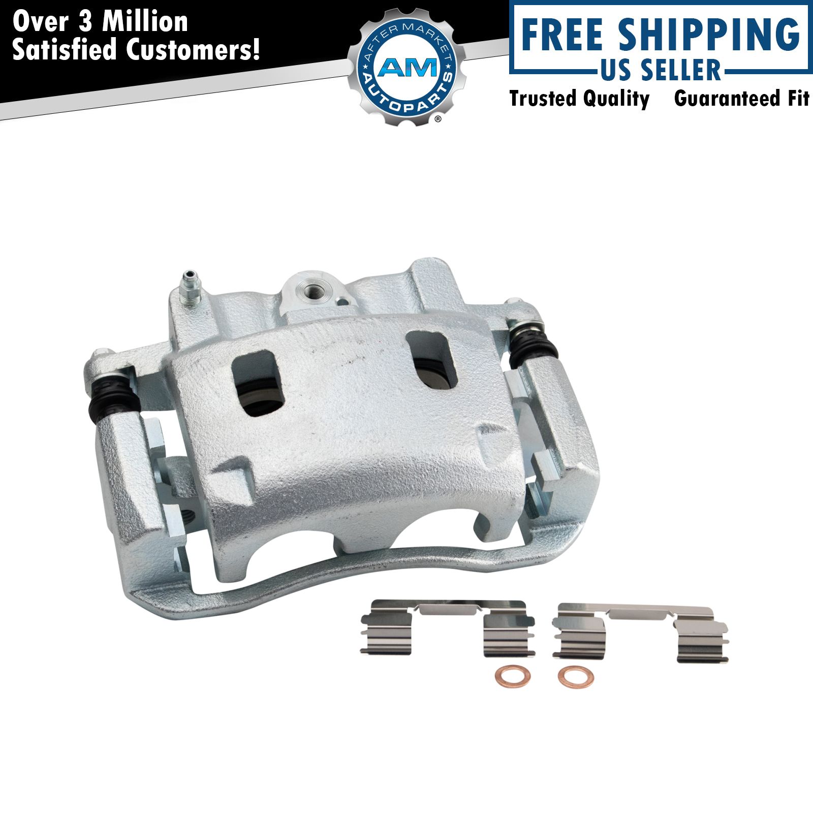 New Front Disc Brake Caliper with Bracket & Hardware LH for Nissan Infiniti