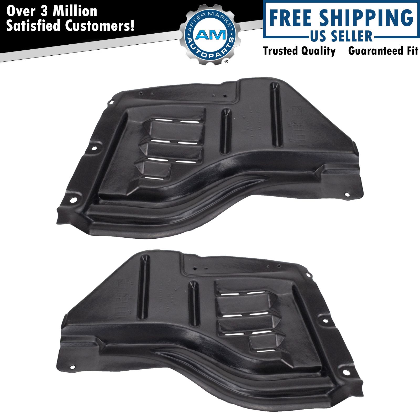 Front Inner Fender Liner Set For 2007-2011 Toyota Tundra TO1248146 TO1249146