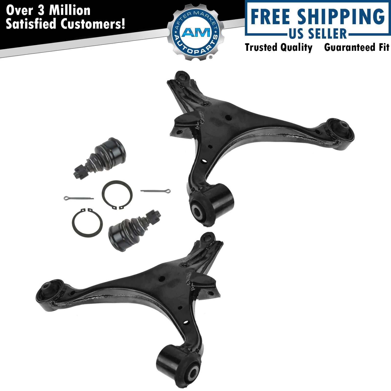 Front Lower Control Arm & Ball Joint Kit Set of 4 for 01-05 Civic Coupe Sedan