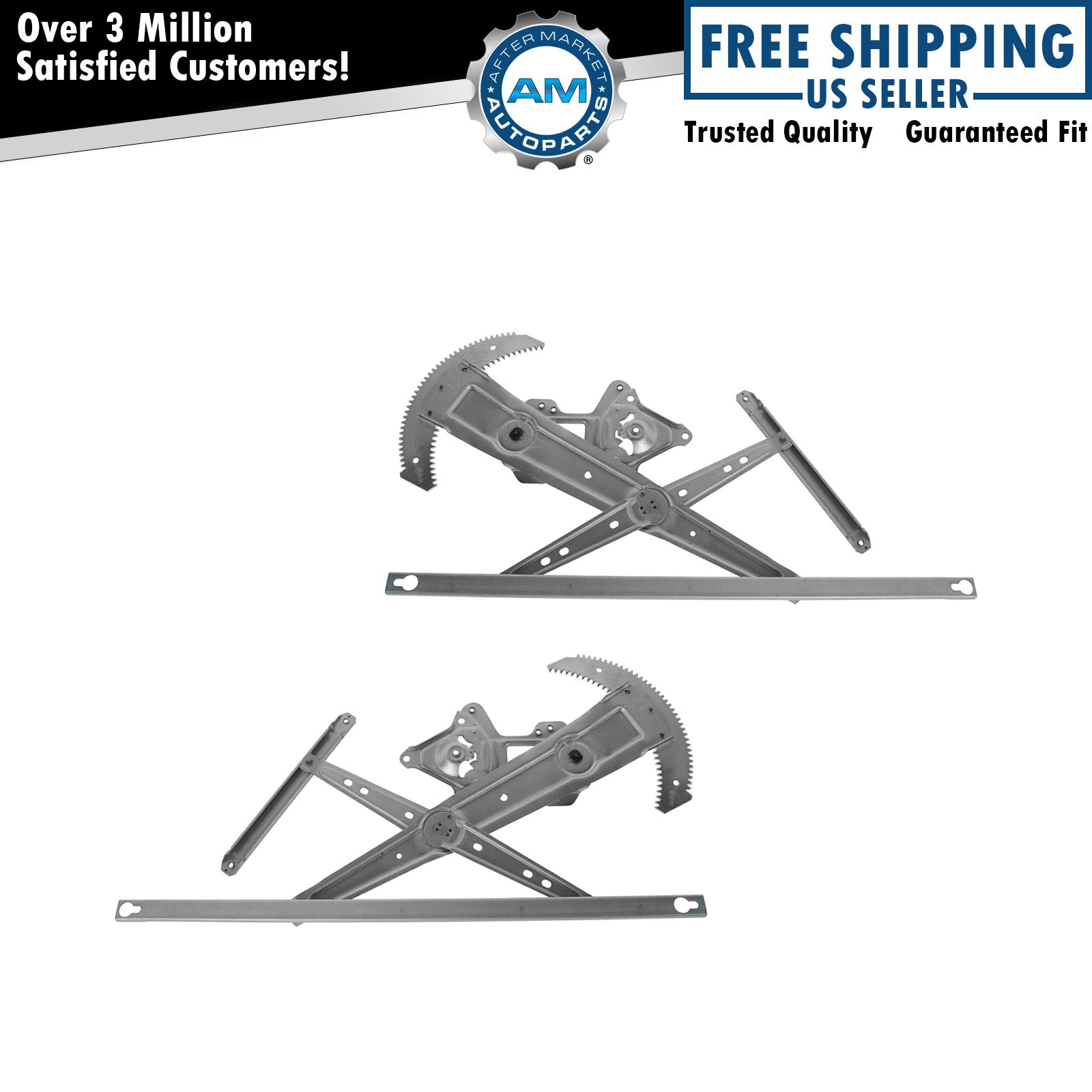 Power Window Regulator Front LH Driver RH Right Pair Set for 97-01 Honda CR-V
