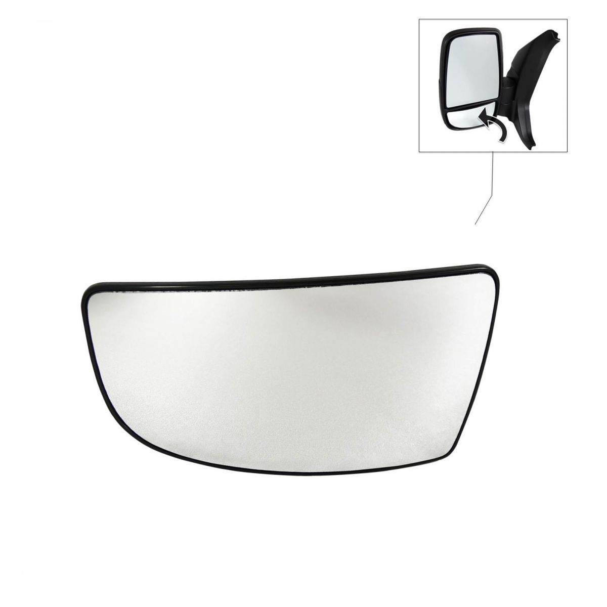 Mirror Glass Lower Convex Driver Side Left LH for Ford Transit Van New