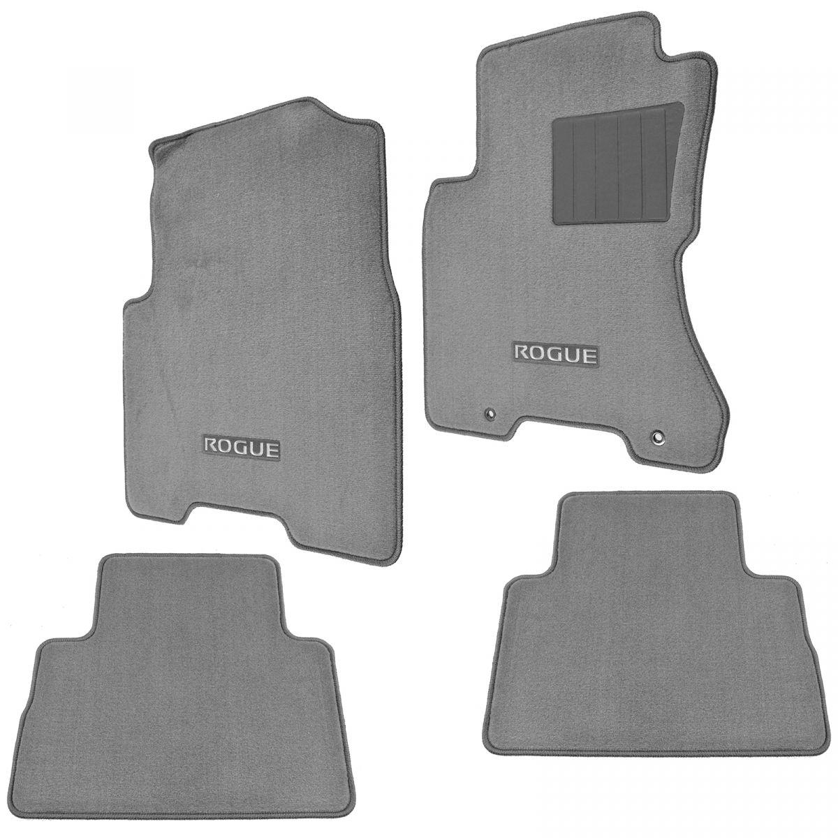 Oem Floor Mat Set Gray Carpet Front Rear Kit For Nissan Rogue Suv