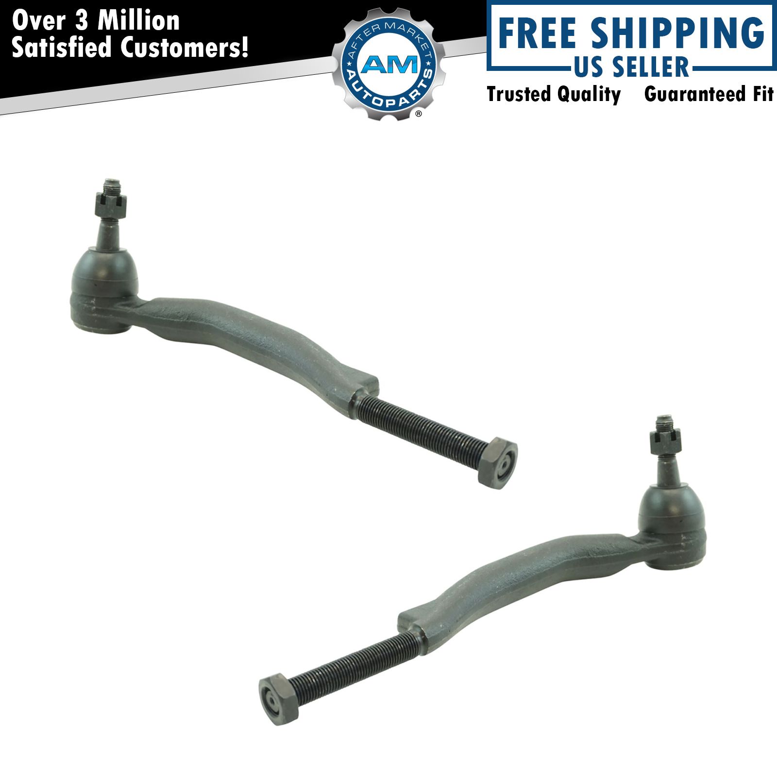Front Outer Tie Rod End 14mm Thread Pitch LH & RH Pair Set for 02 GM