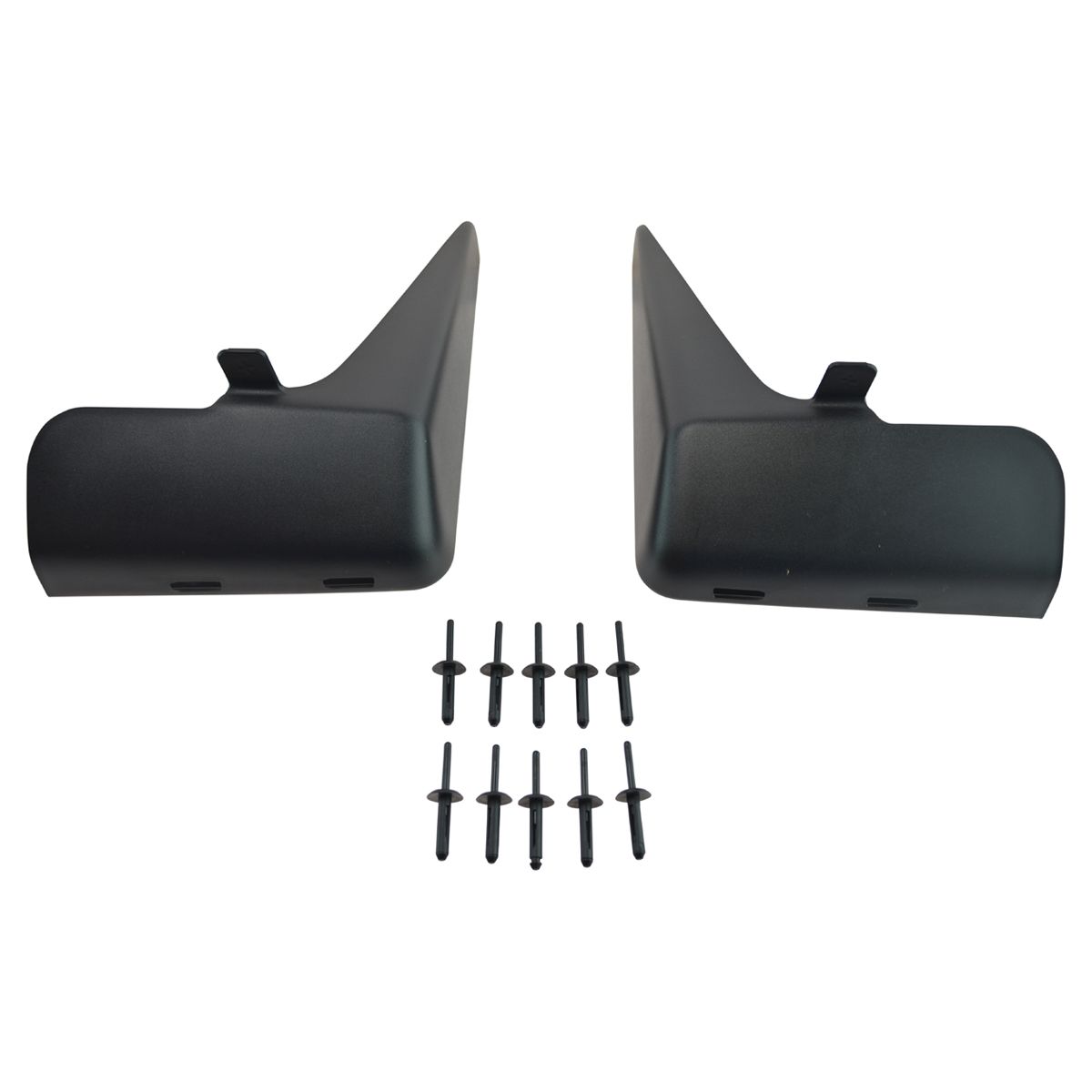 OEM Molded Black Plastic Rear Deluxe Splash Guard Mud Flap Pair for Charger New