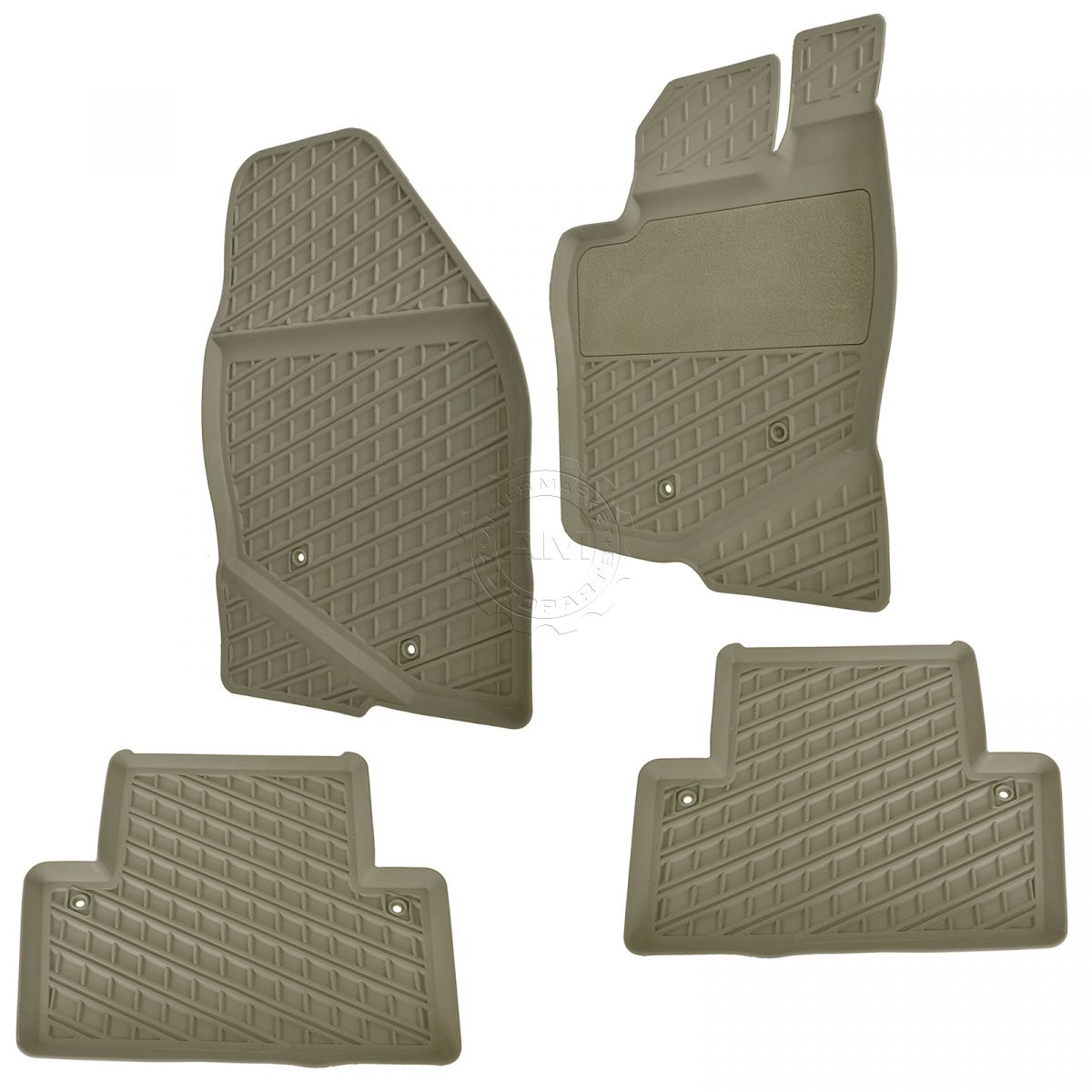 Oem 39891793 Al Weather Floor Mat Kit Set Of 4 Beige For 01 07