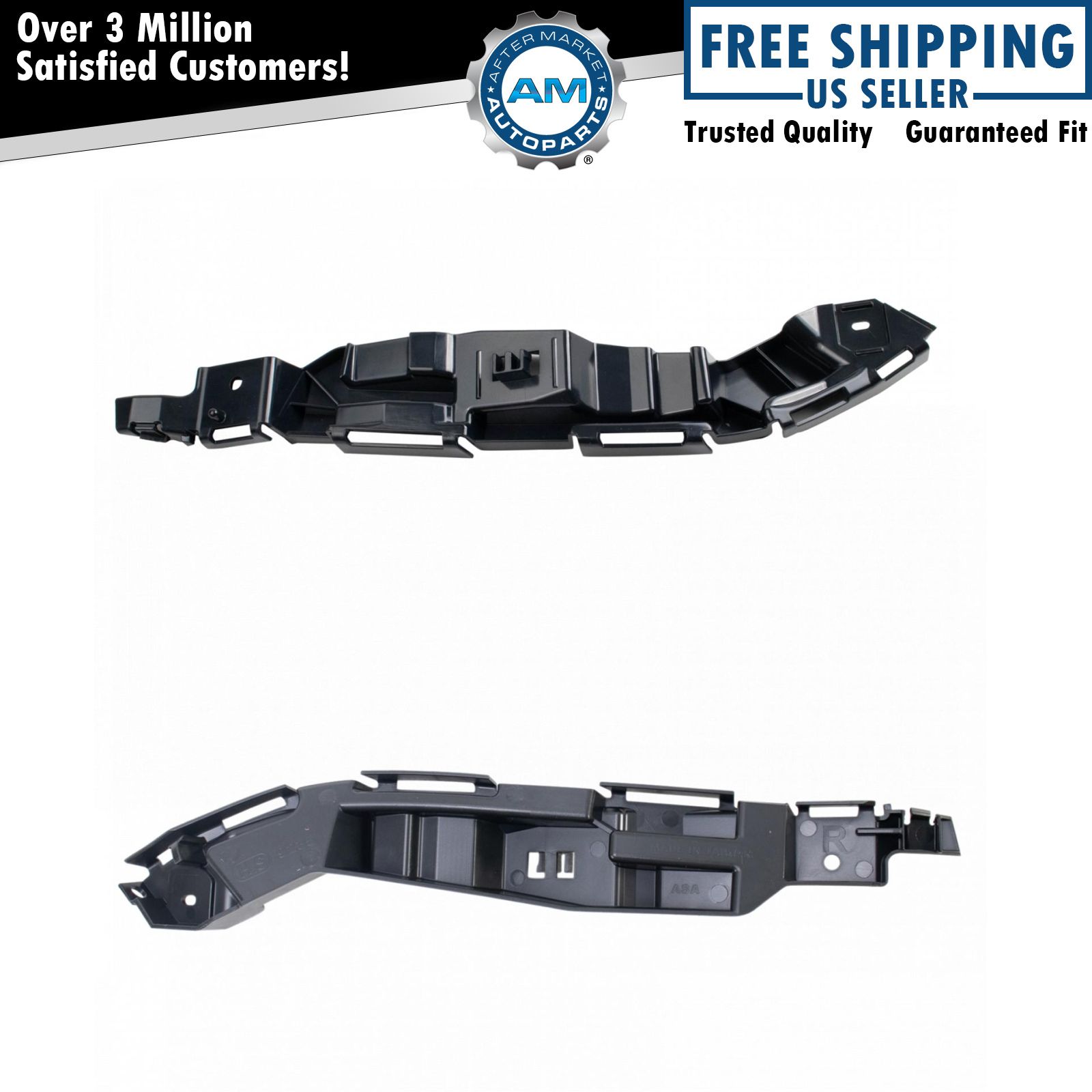 Front Bumper Cover Support Bracket LH RH Kit Pair for 10-12 Ford Fusion