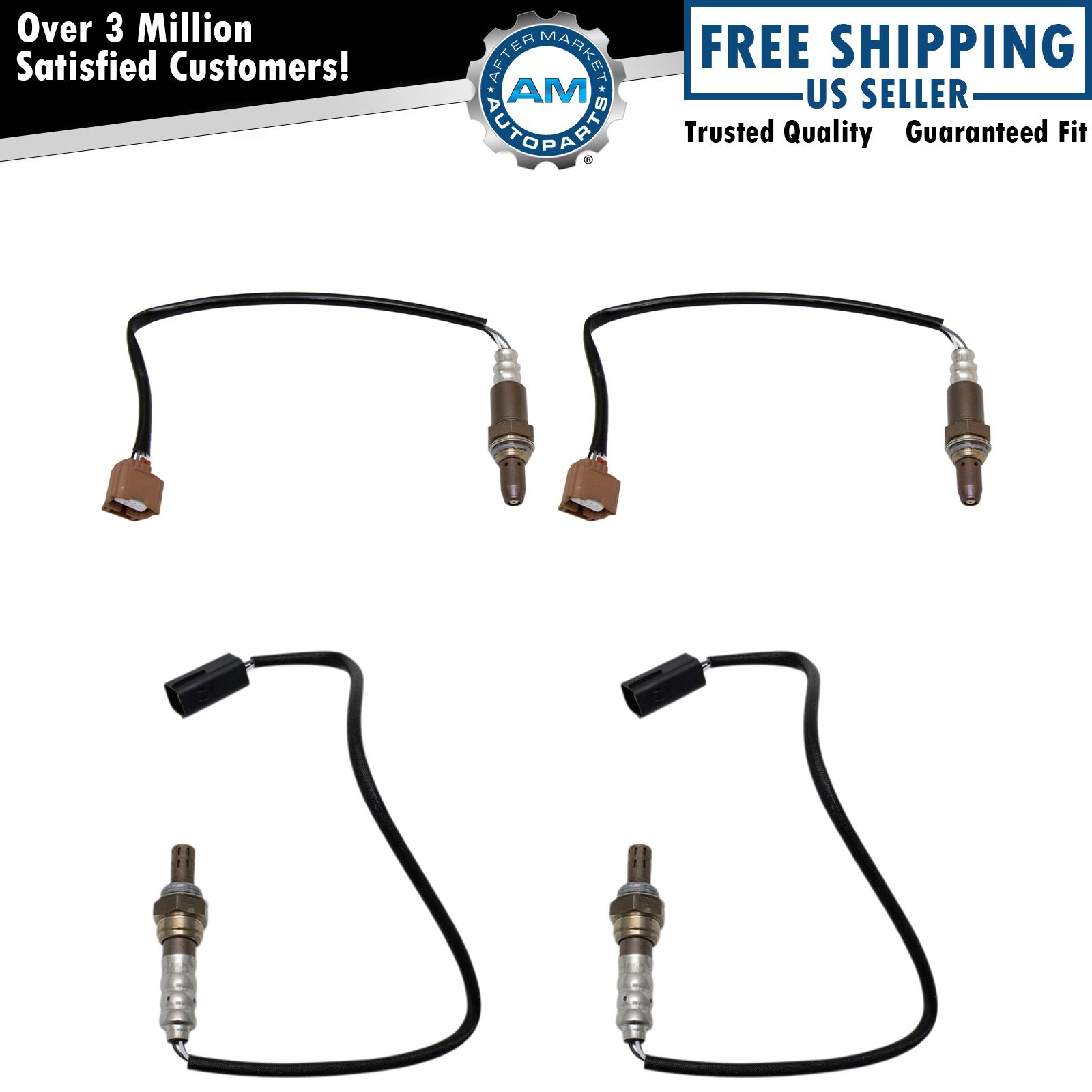 <b>4 Piece O2 Oxygen Sensor Set</b>