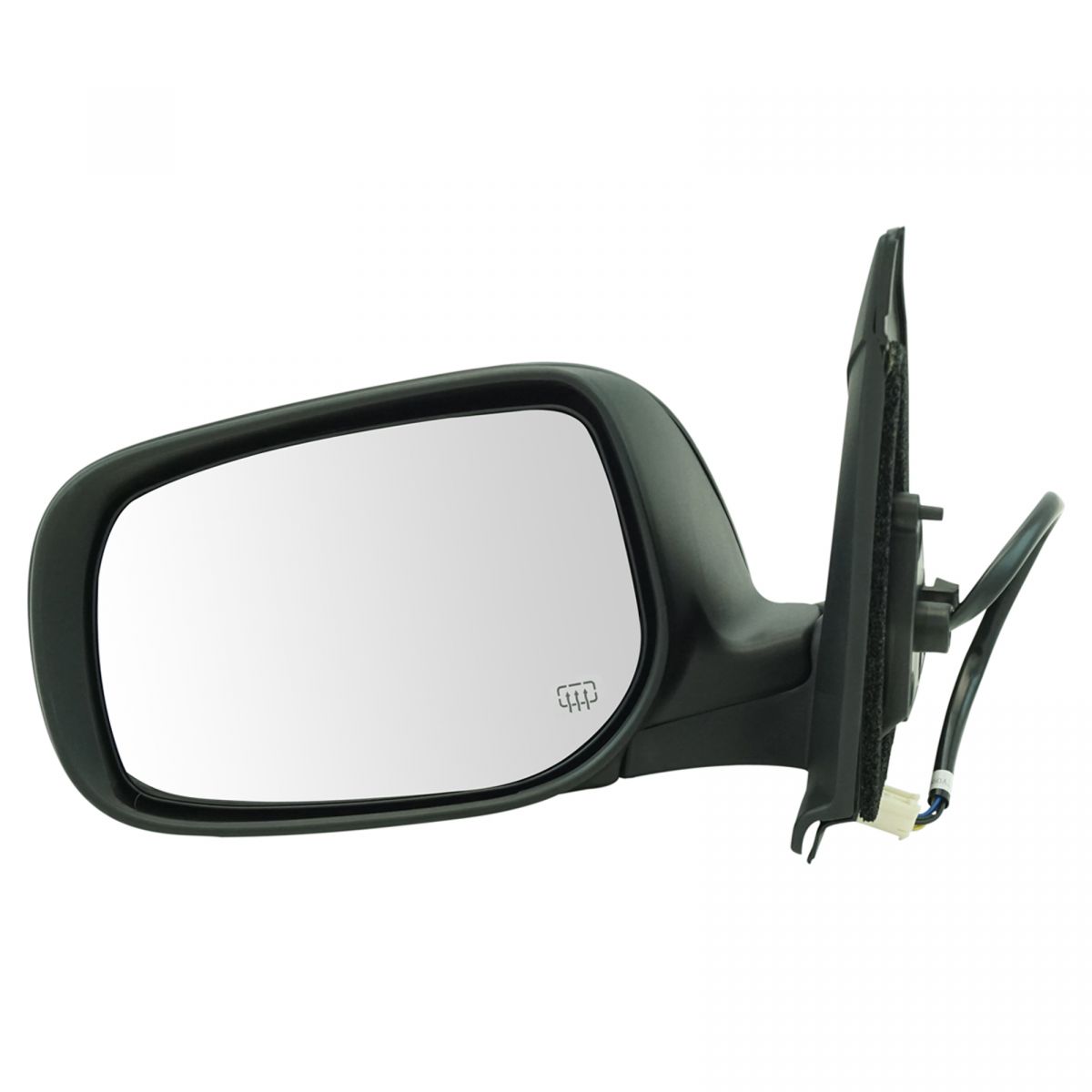 Mirror Power Heated Black Textured Driver Side Left LH for 09-13 Toyota Corolla