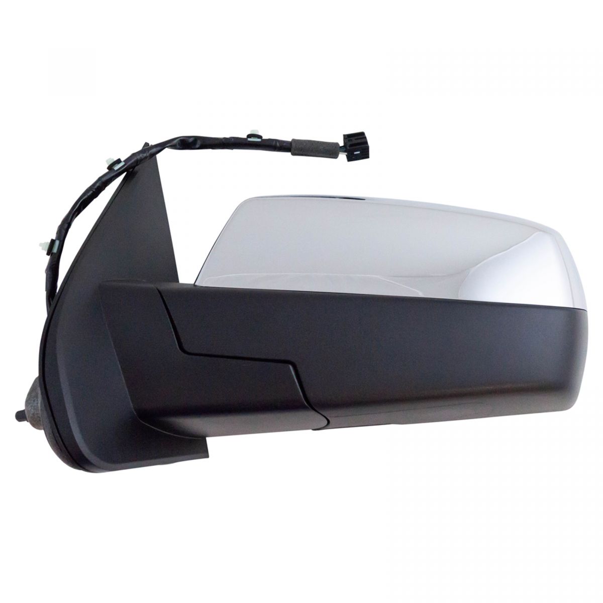 Mirror Power Heated Chrome Driver Side Left LH for Chevy GMC Pickup