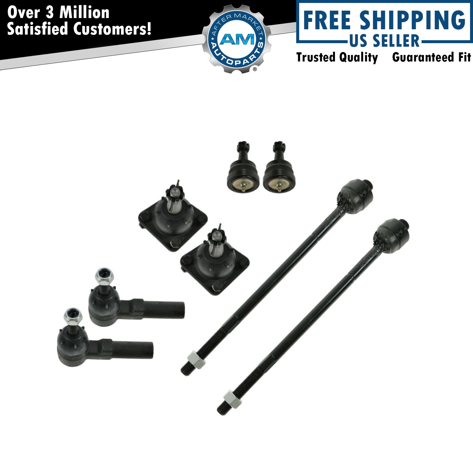 Front Tie Rod End Ball Joint Kit for 93-02 Chevy Camaro Firebird Trans Am