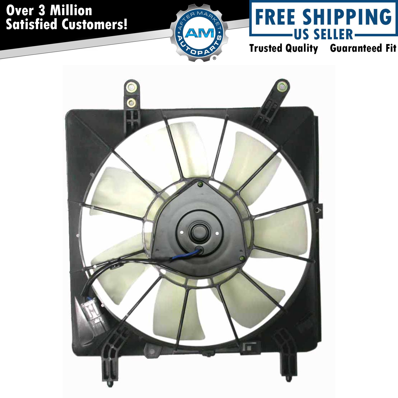 Air Conditioning A/C Condenser Cooling Fan Assembly for 02-06 Acura RSX