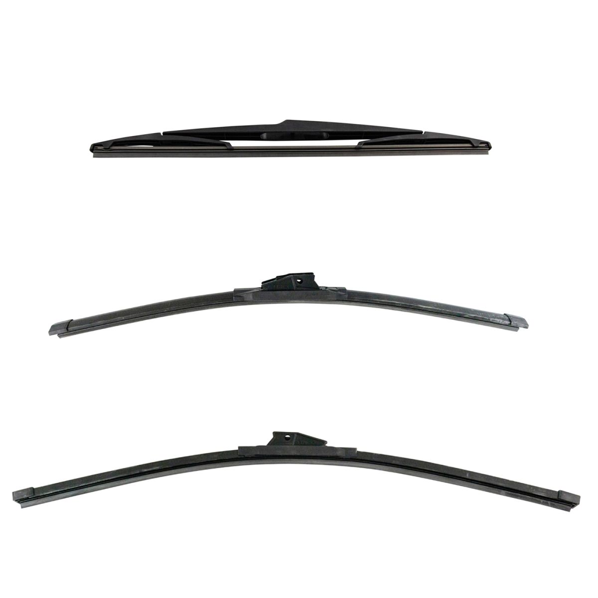 Trico Ice & Exact Fit Windshield Wiper Blade Front & Rear 3pc Set